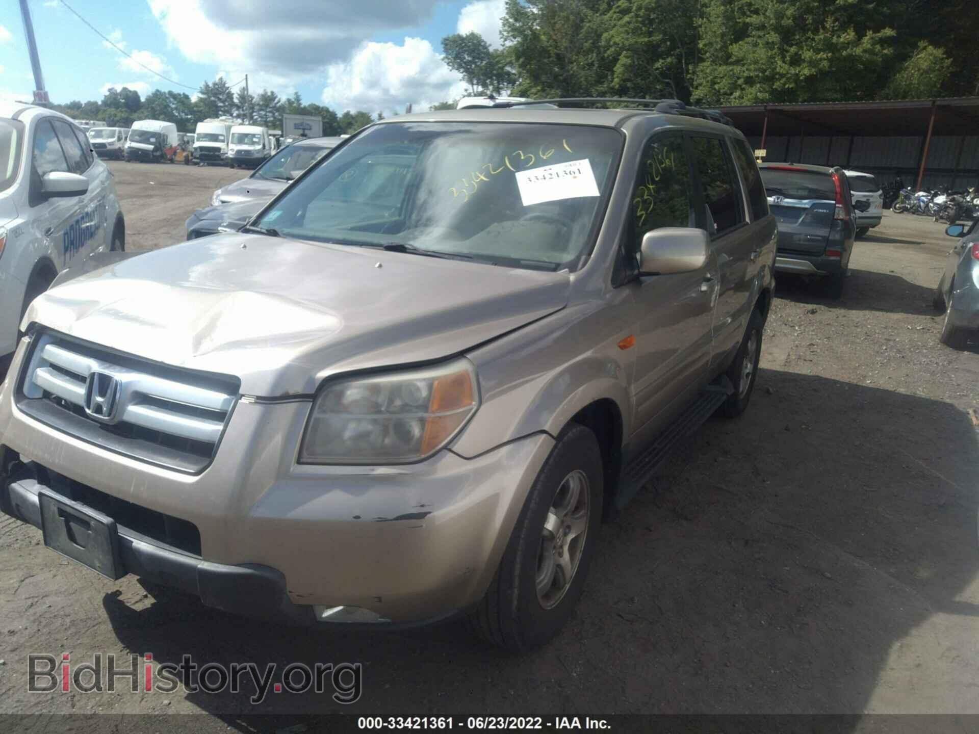 2006 HONDA PILOT - VIN: 2HKYF18736H501369 - Фото 2