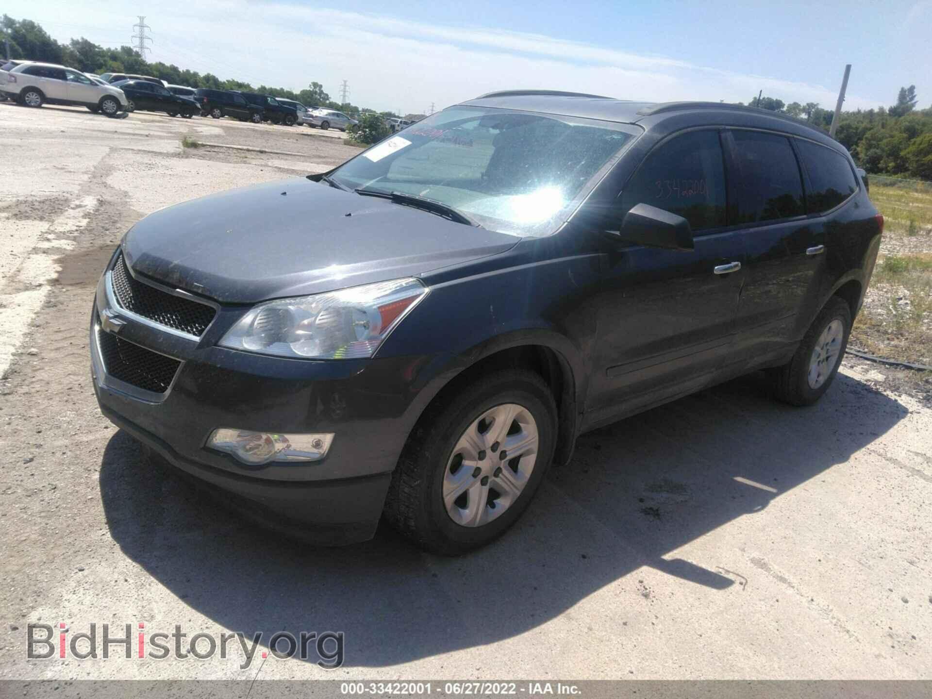 2012 CHEVROLET TRAVERSE - VIN: 1GNKRFEDXCJ244256 - Фото 2