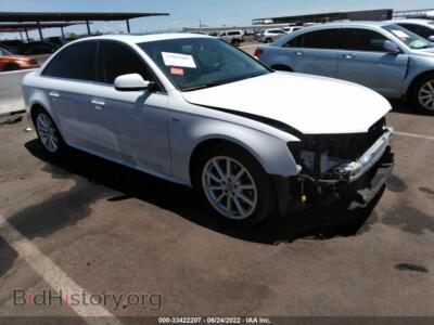 2015 Audi A4 Premium Plus, white — VIN WAUFFAFLXFN009149, IAAI