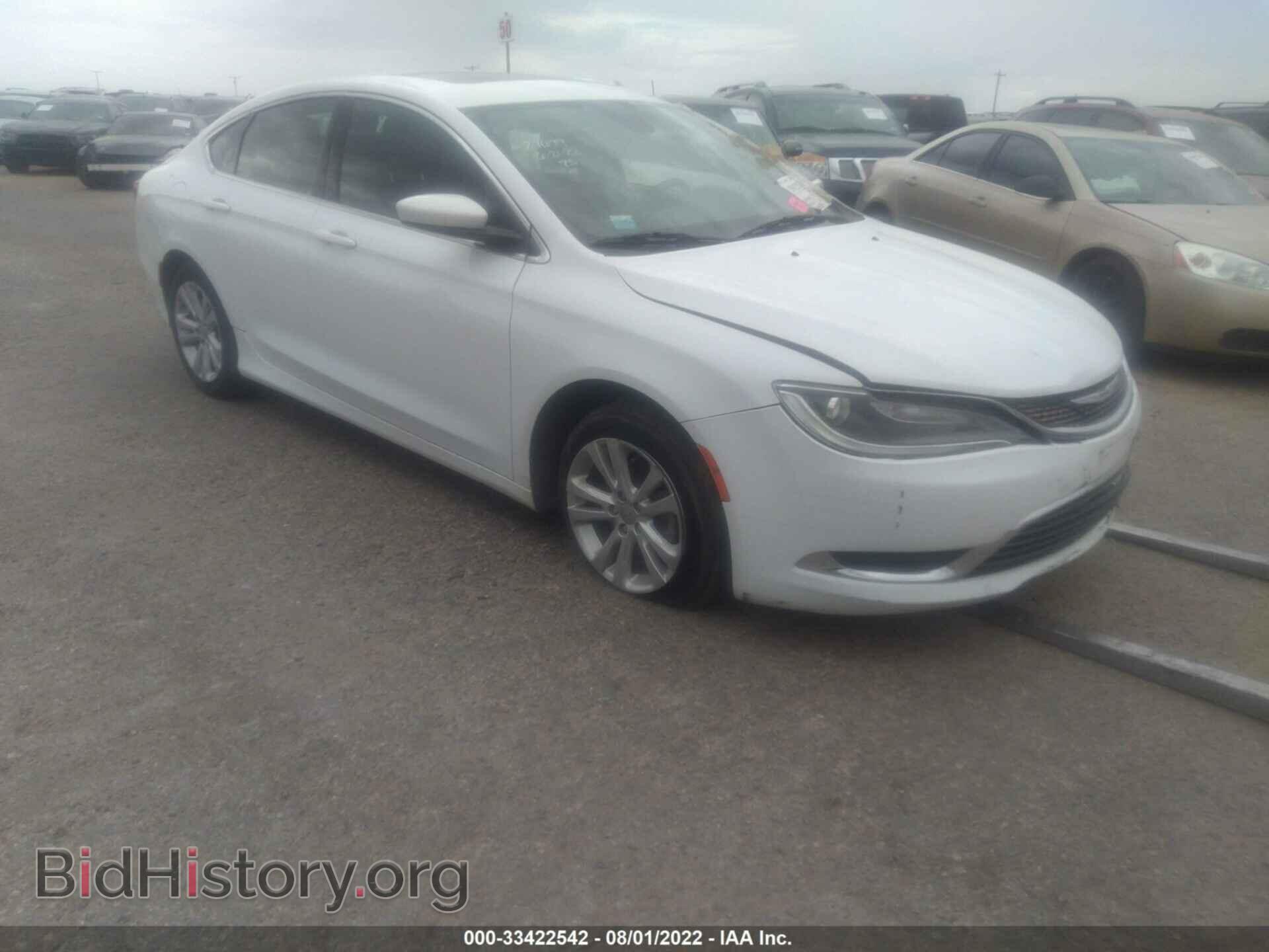 Фотография 1C3CCCAB3FN733858 - CHRYSLER 200 2015