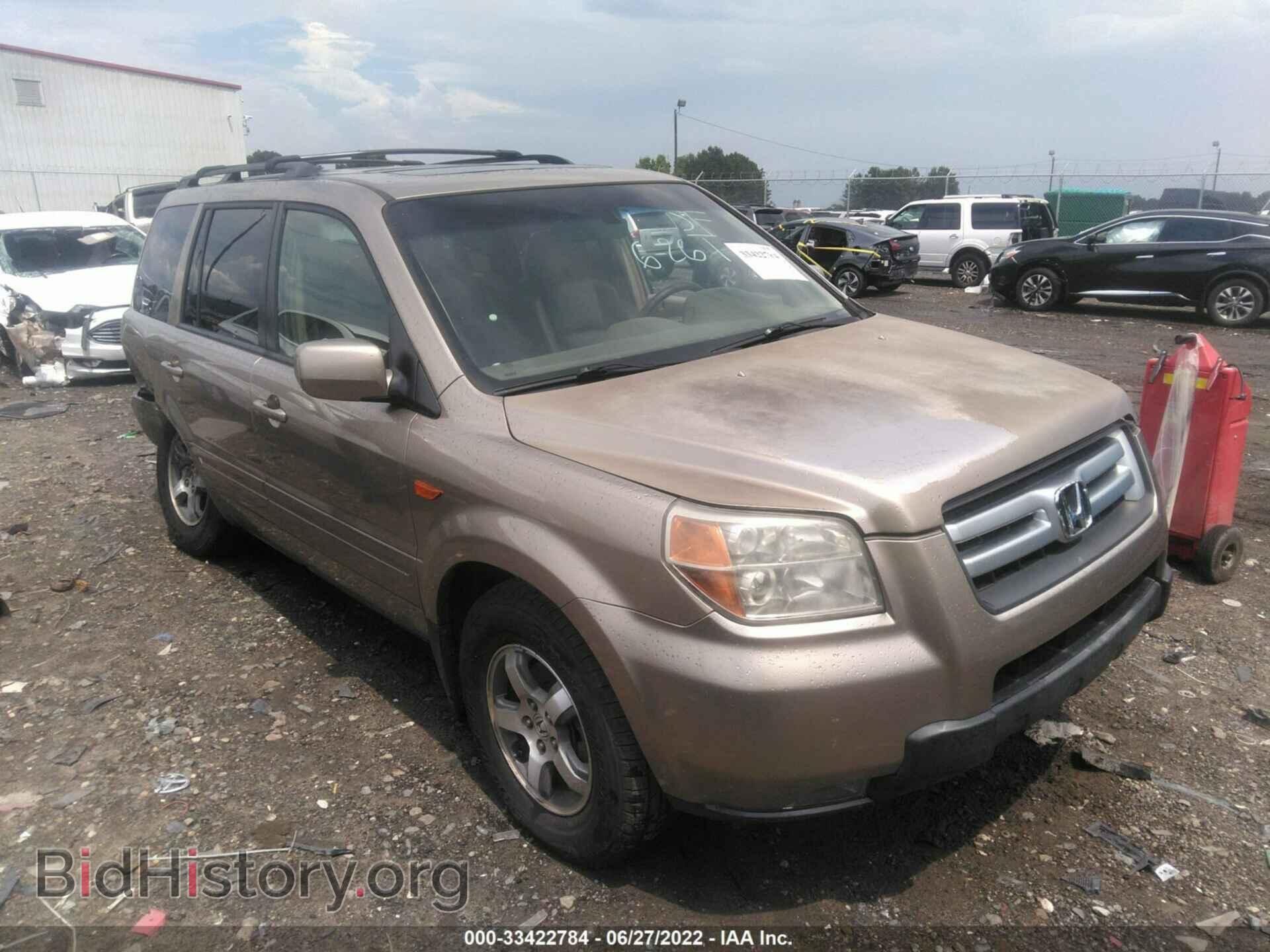 Photo 5FNYF28526B008902 - HONDA PILOT 2006