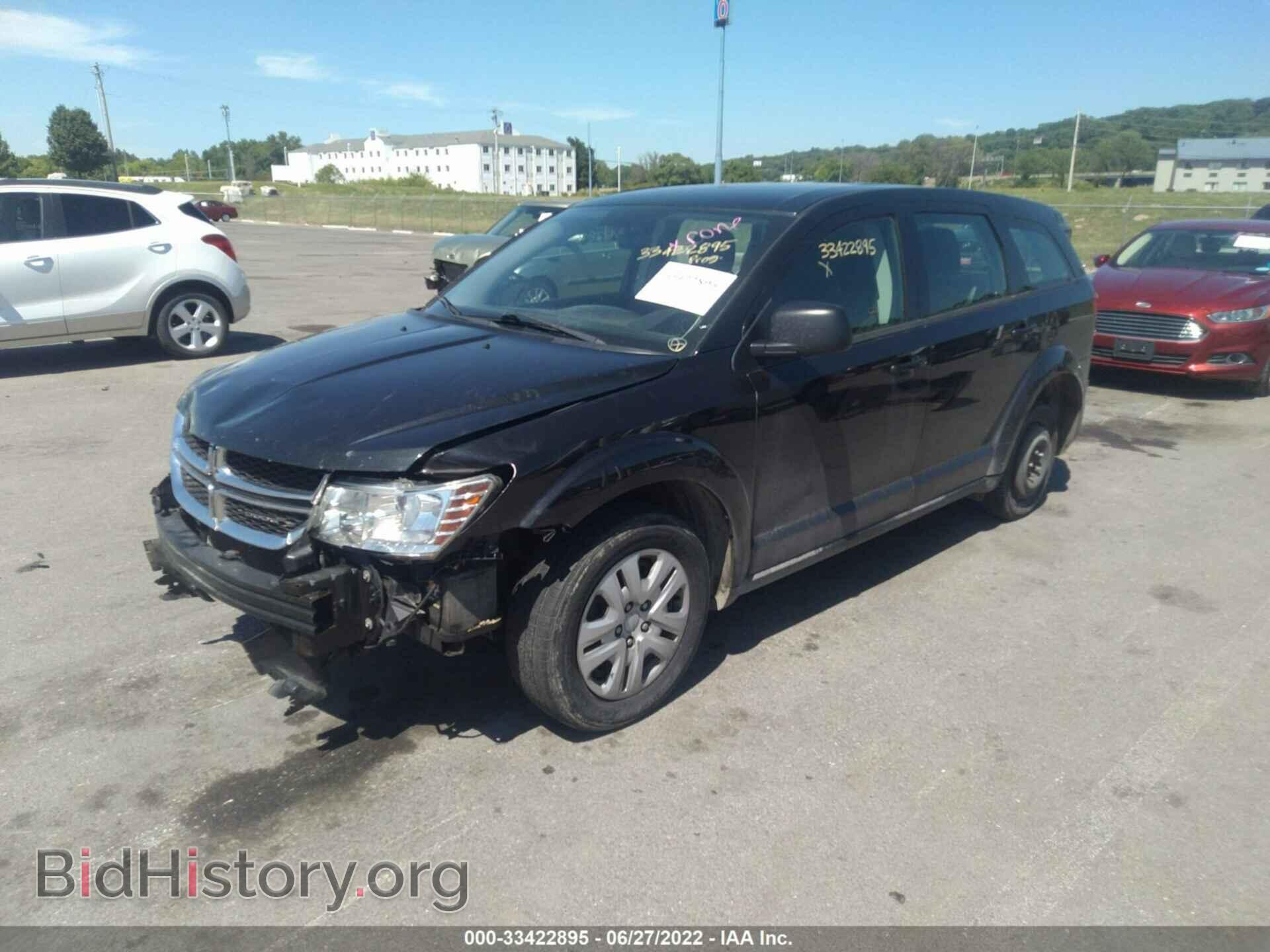 2013 DODGE JOURNEY - VIN: 3C4PDCAB3DT687262 - Фото 2