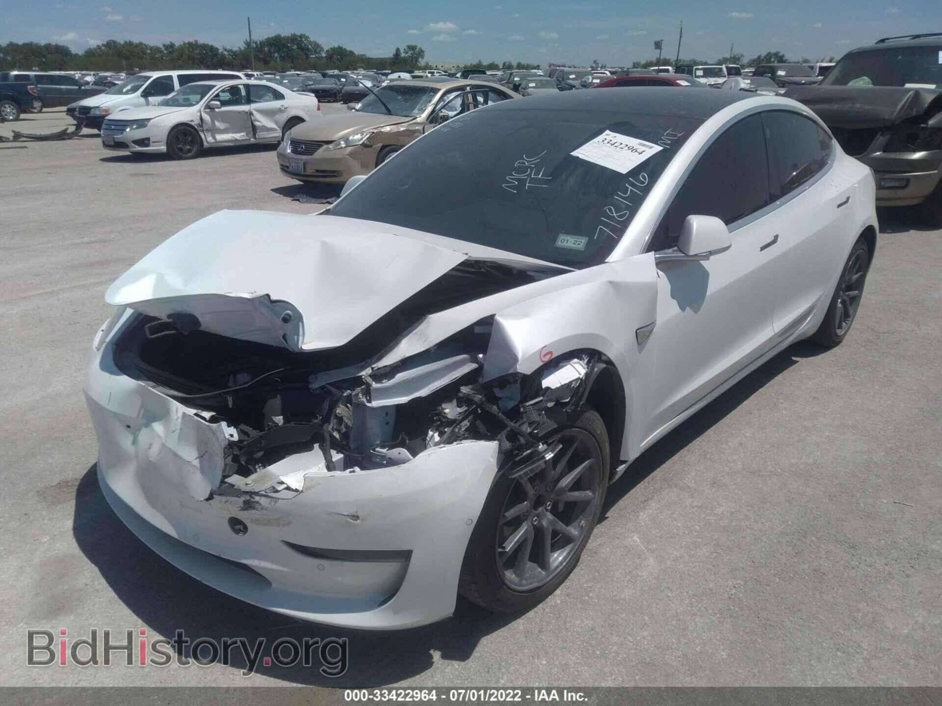 2020 TESLA MODEL 3 - VIN: 5YJ3E1EA6LF718146 - Фото 2