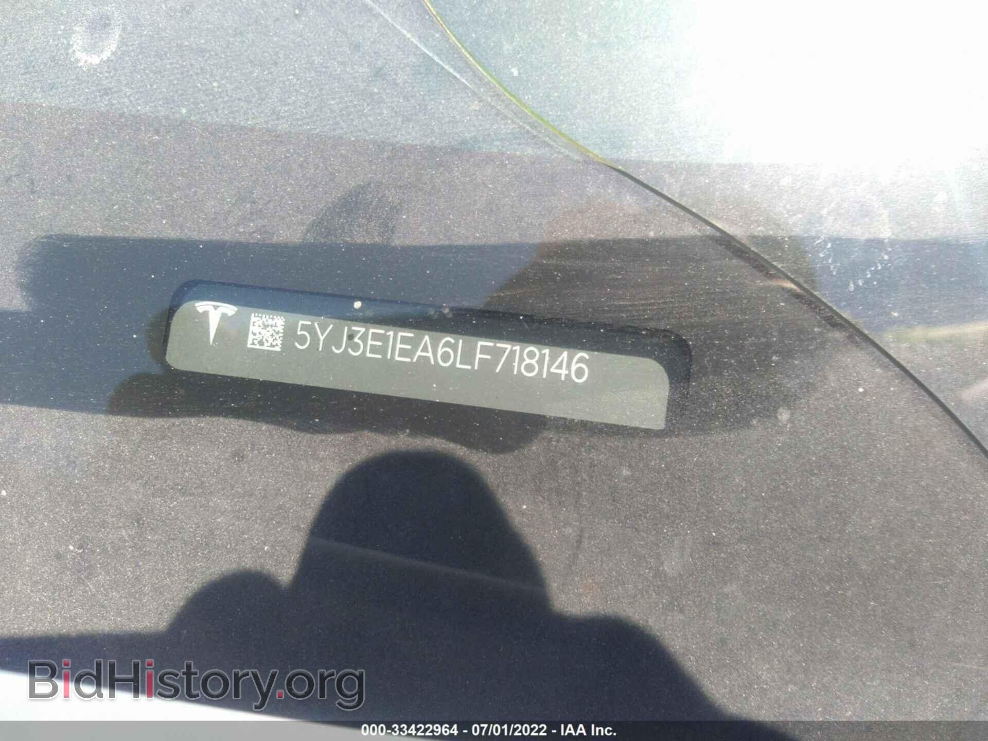 2020 TESLA MODEL 3 - VIN: 5YJ3E1EA6LF718146 - Фото 9