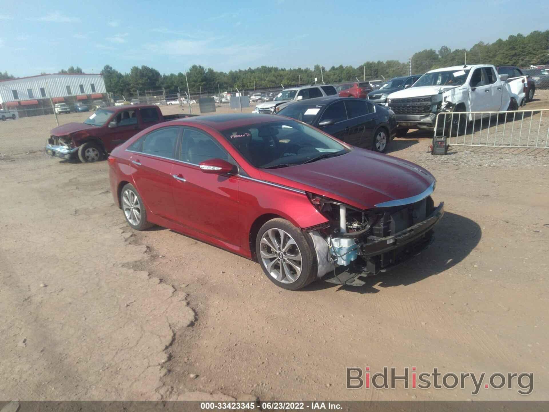 Photo 5NPEC4AC7EH887443 - HYUNDAI SONATA 2014