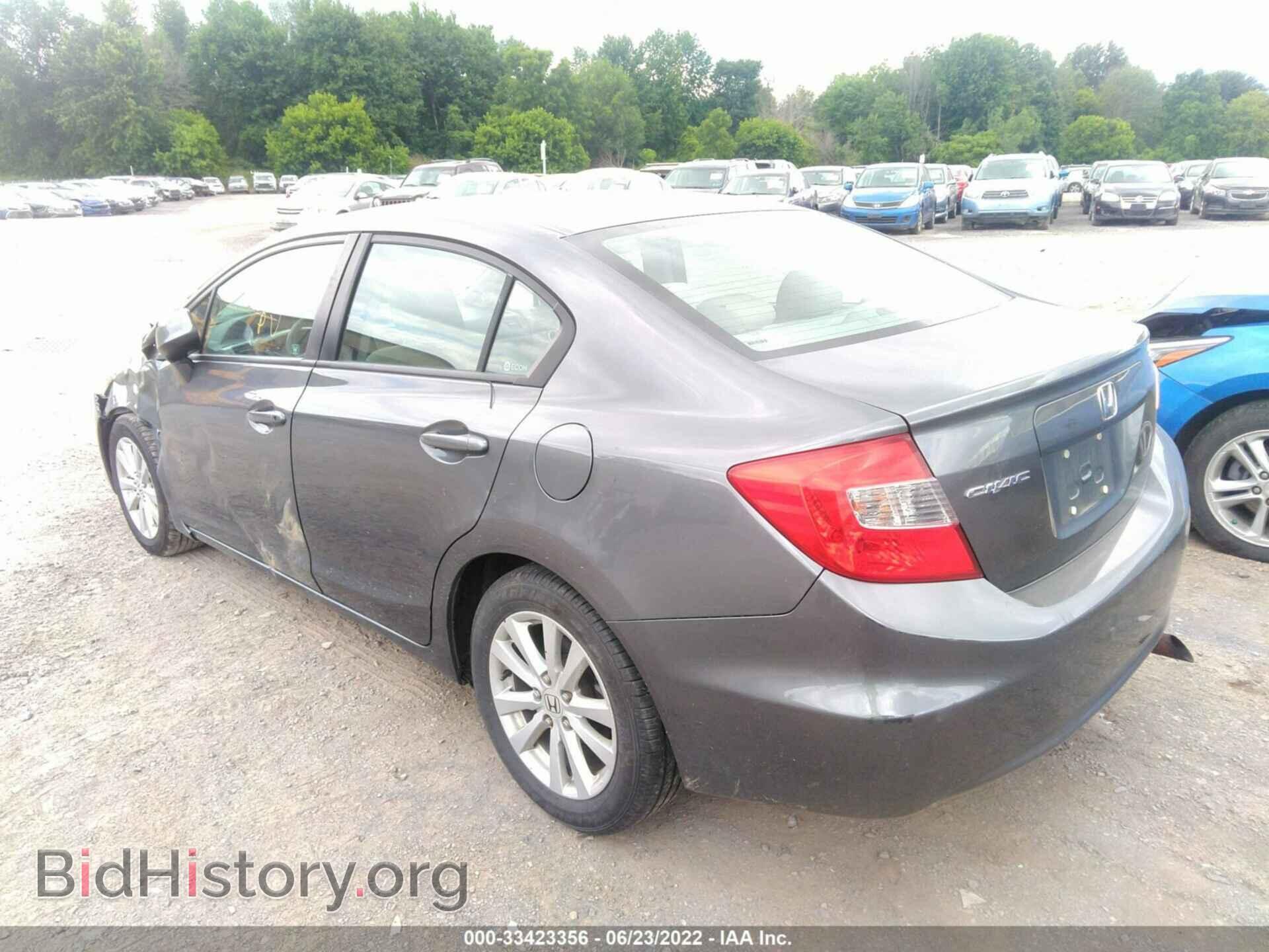 2012 HONDA CIVIC SDN - VIN: 19XFB2F86CE344067 - Фото 3