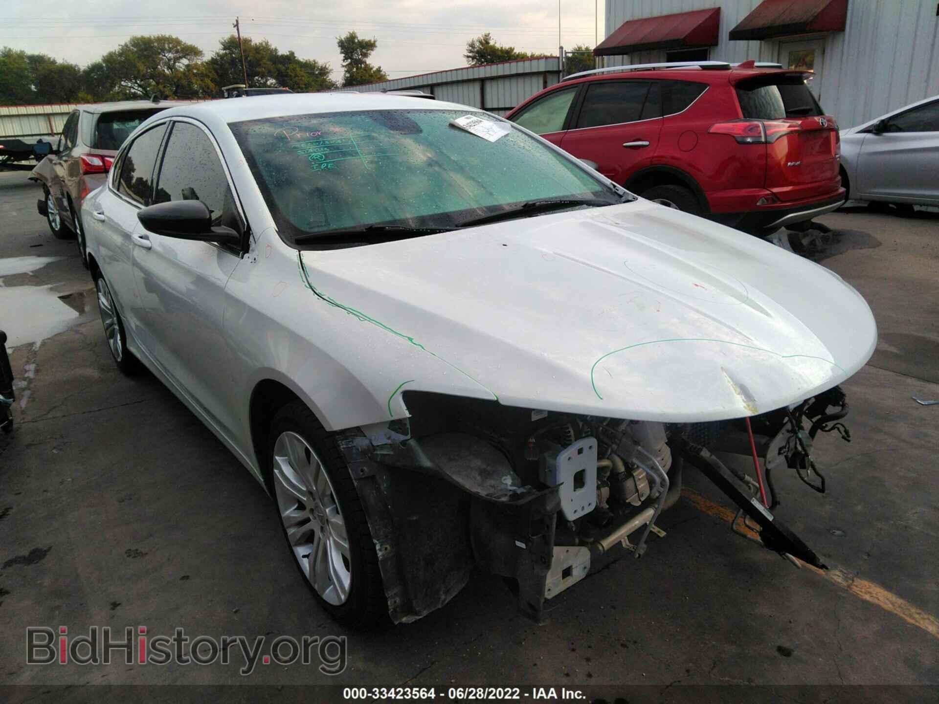 Фотография 1C3CCCAB9FN563229 - CHRYSLER 200 2015