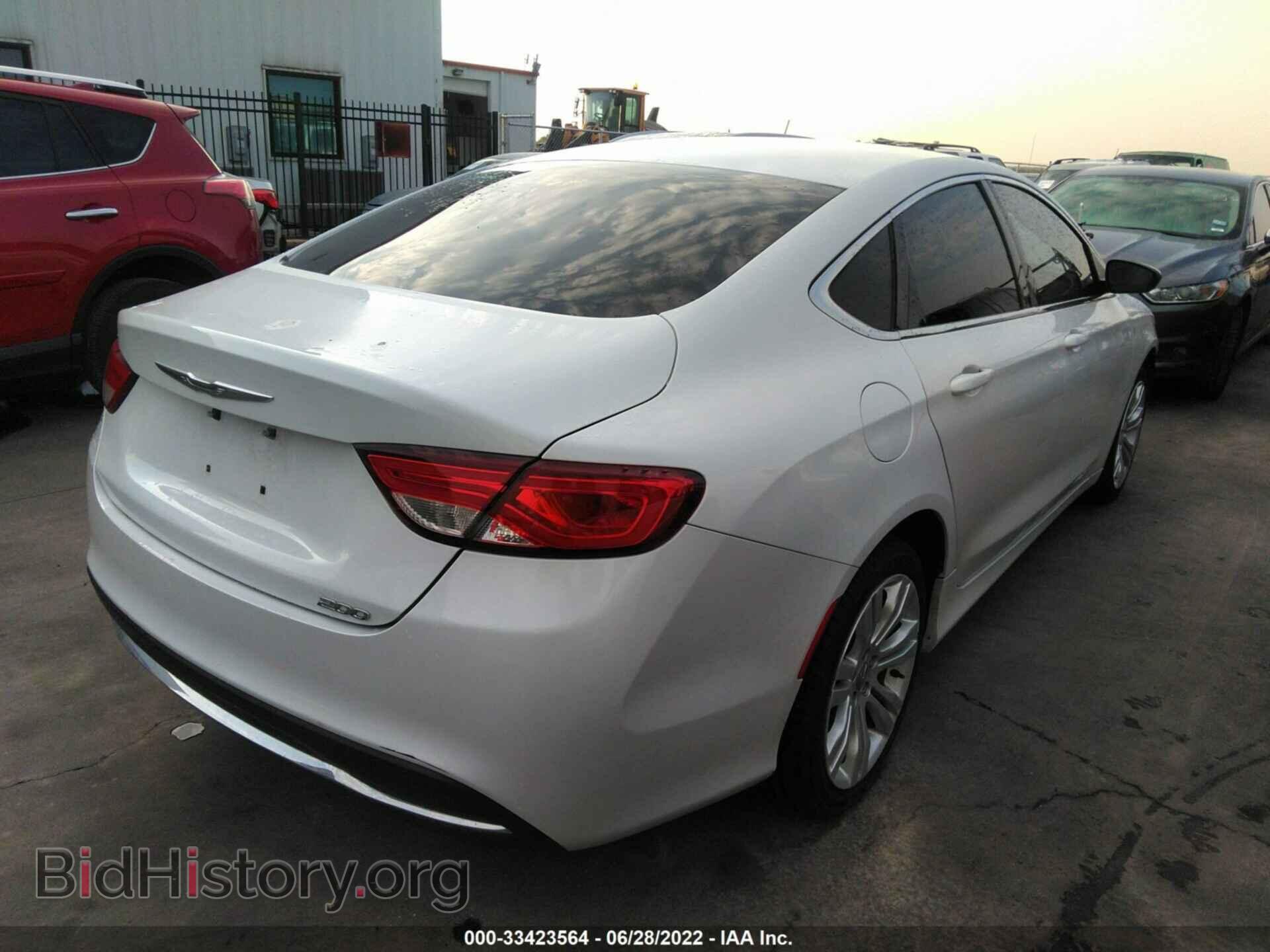 2015 CHRYSLER 200 - VIN: 1C3CCCAB9FN563229 - Фото 4