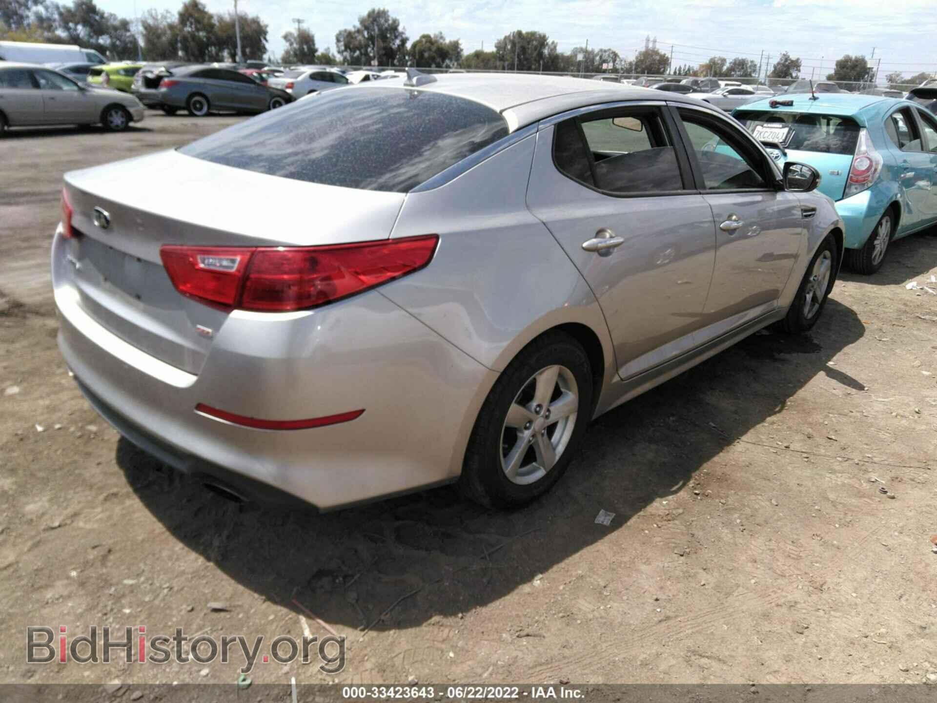 2015 KIA OPTIMA - VIN: KNAGM4A72F5587154 - Photo 4