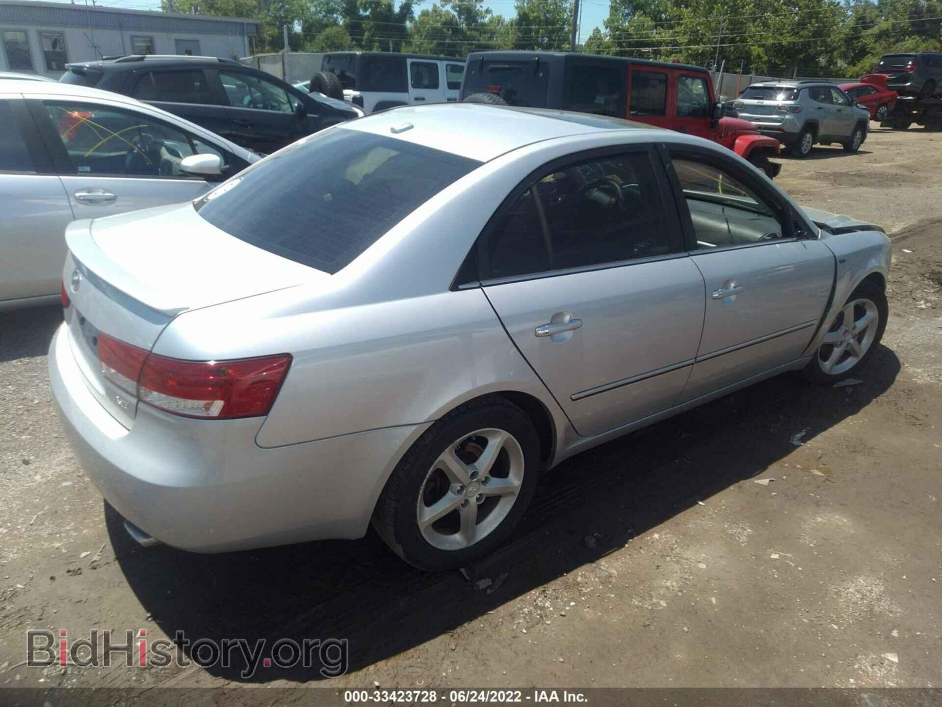2007 HYUNDAI SONATA - VIN: 5NPEU46F27H244629 - Фото 4