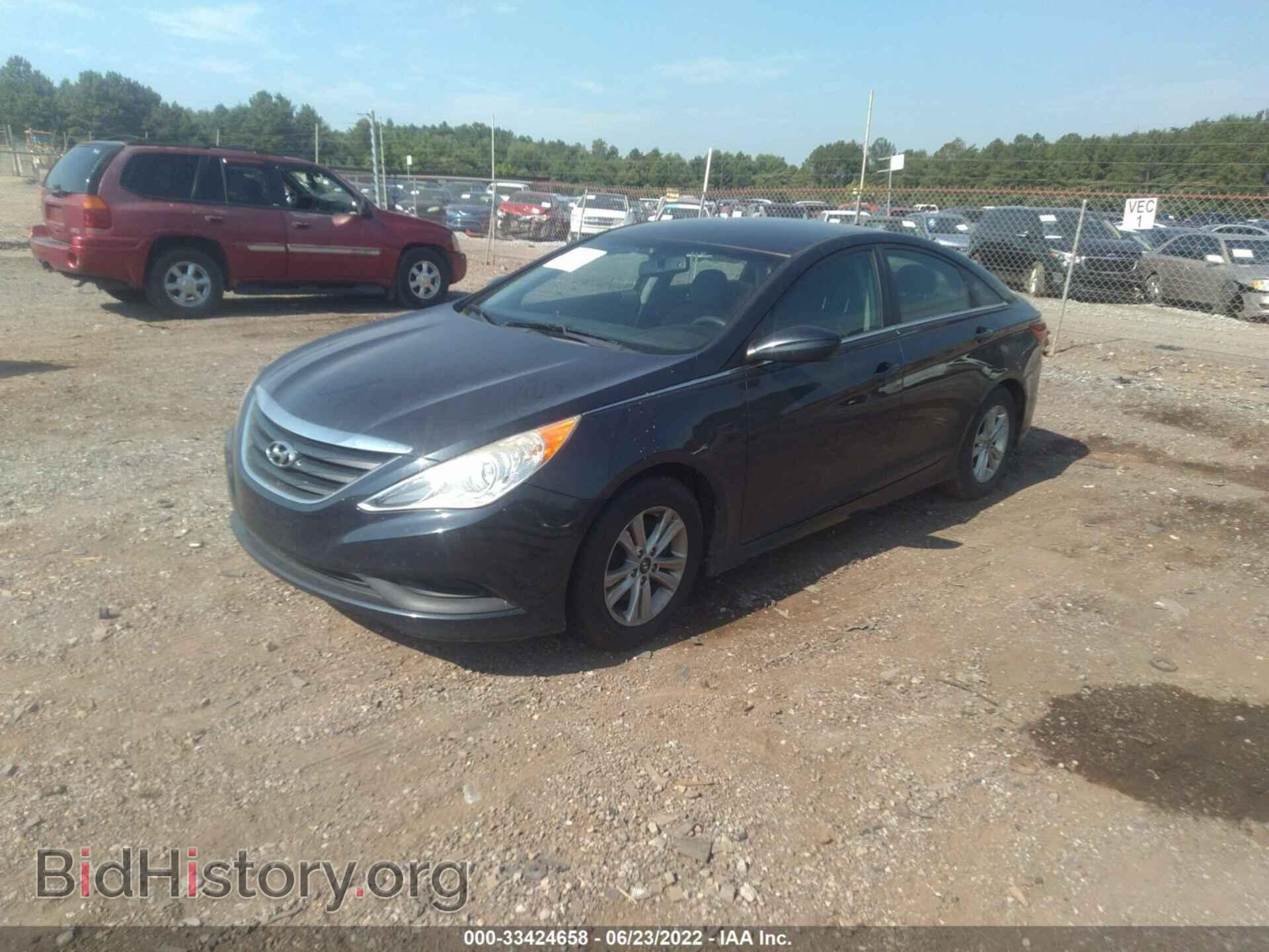 2014 HYUNDAI SONATA - VIN: 5NPEB4AC6EH873133 - Фото 2
