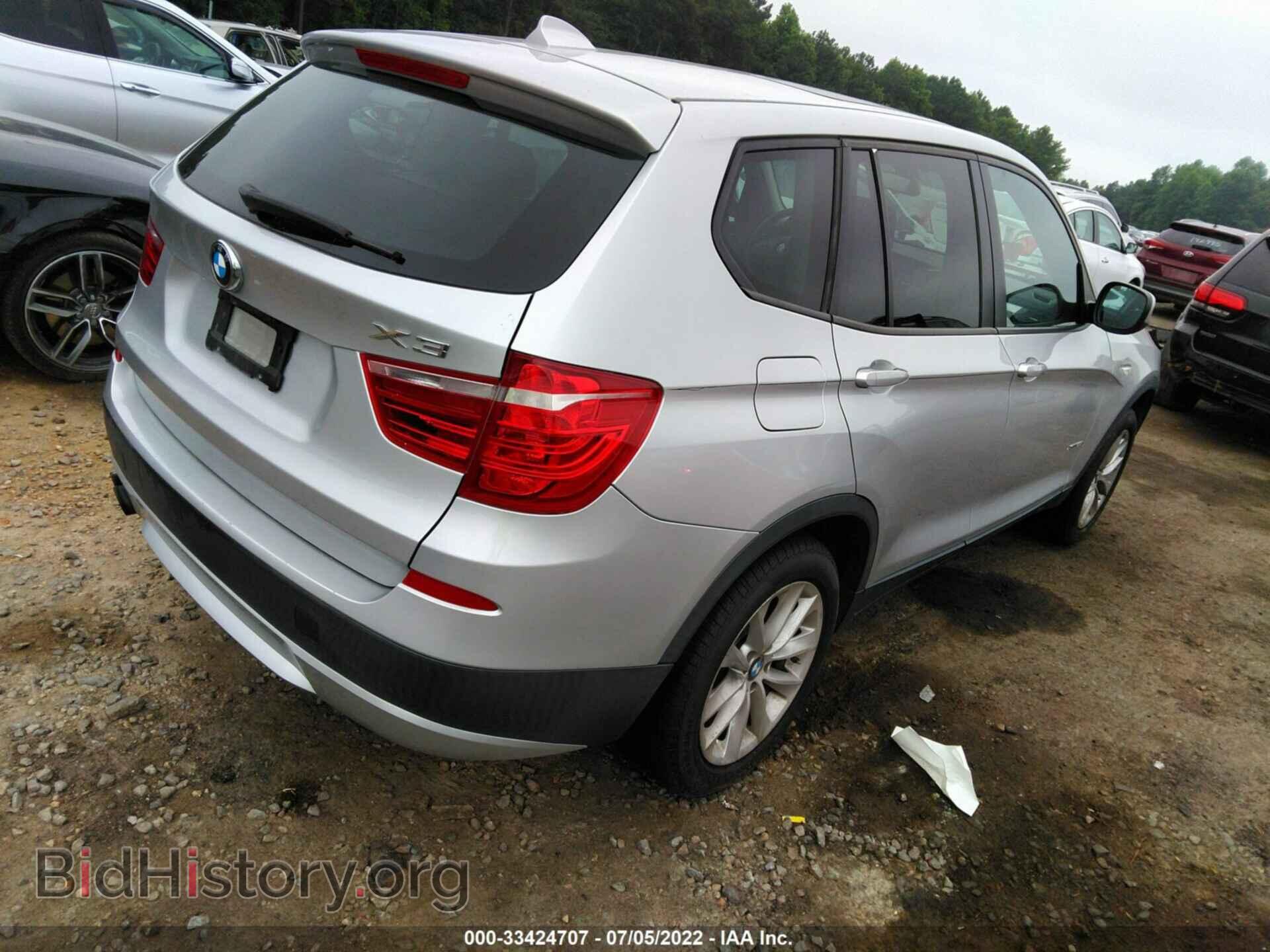 2013 BMW X3 - VIN: 5UXWX9C55D0D03218 - Фото 4