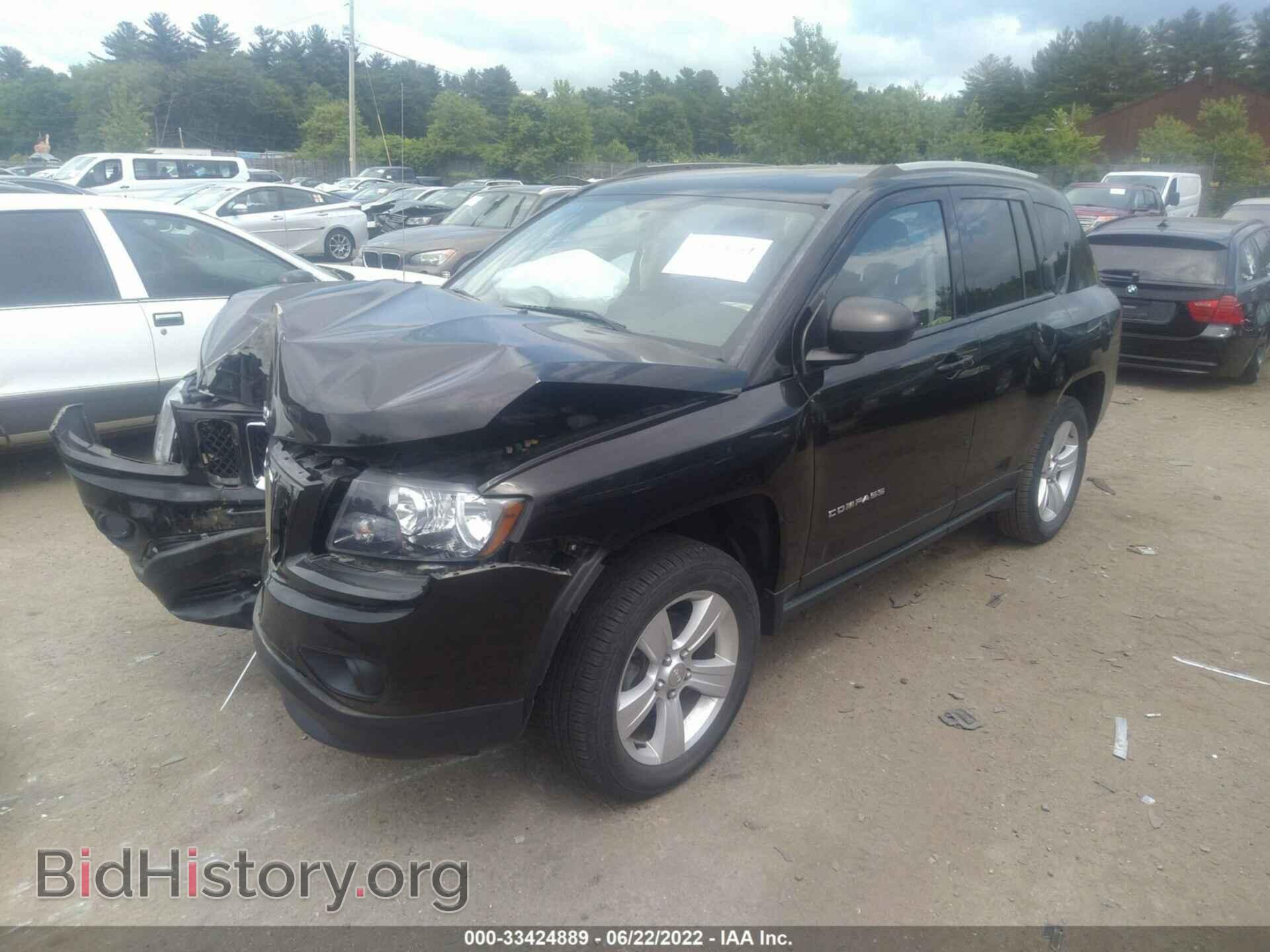 2016 JEEP COMPASS - VIN: 1C4NJDBB7GD535368 - Фото 2