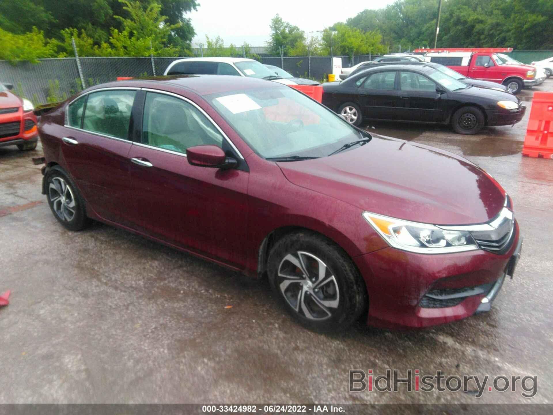 Photo 1HGCR2F36GA083469 - HONDA ACCORD SEDAN 2016