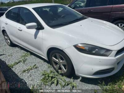 2015 Dodge DART SXT, белый — VIN 1C3CDFBB1FD173518, IAAI
