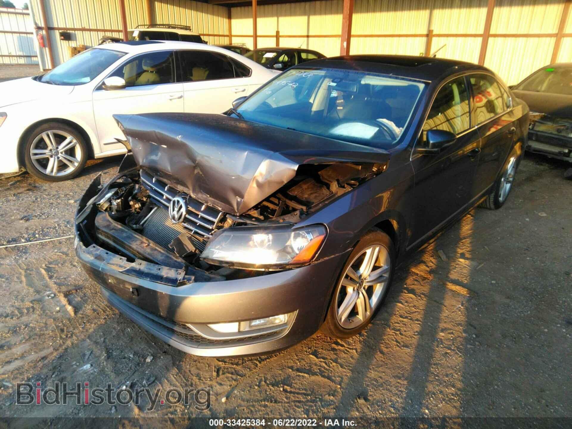 2012 VOLKSWAGEN PASSAT - VIN: 1VWCN7A30CC053510 - Фото 2