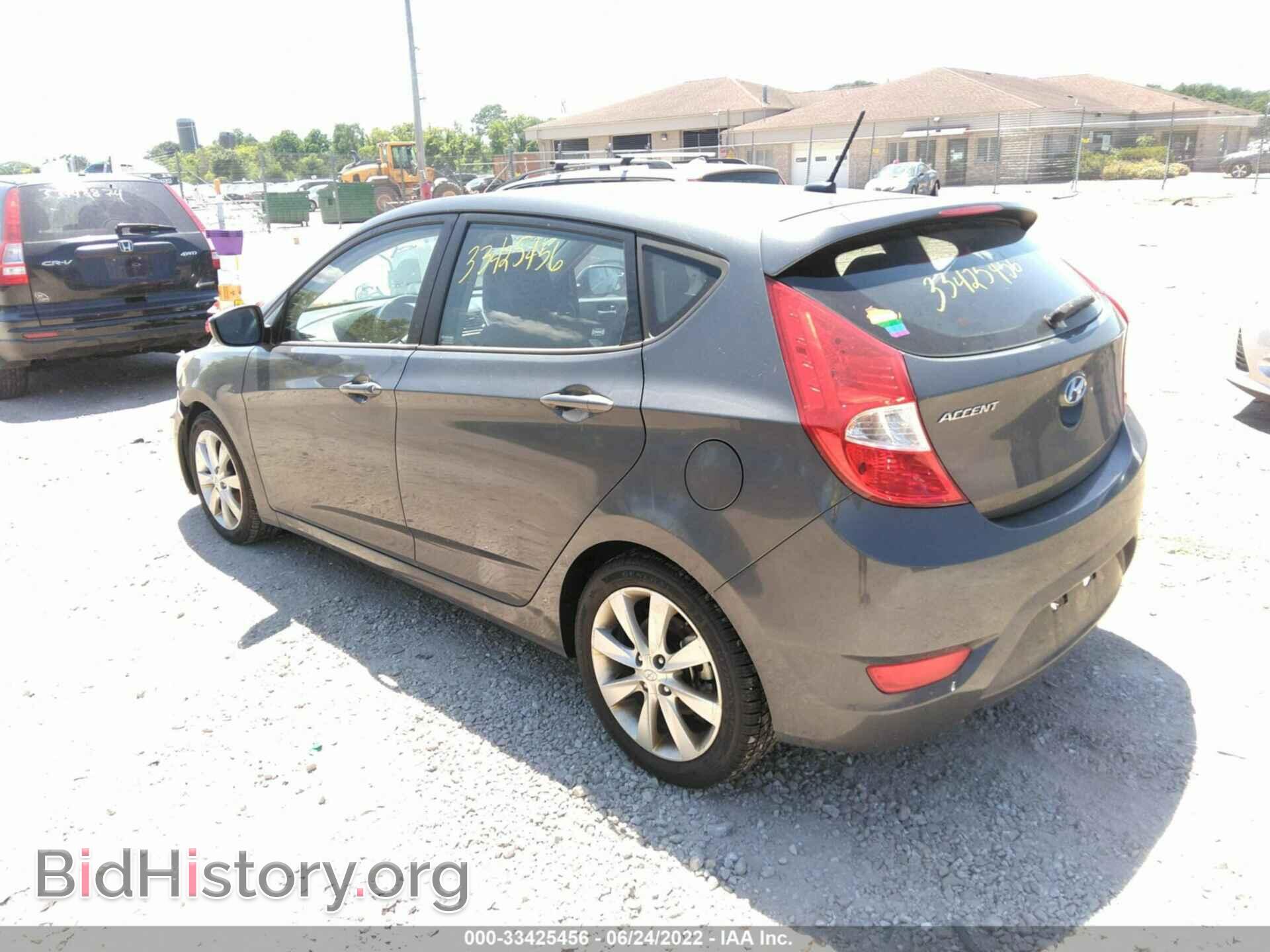 2012 HYUNDAI ACCENT - VIN: KMHCU5AE3CU006408 - Фото 3