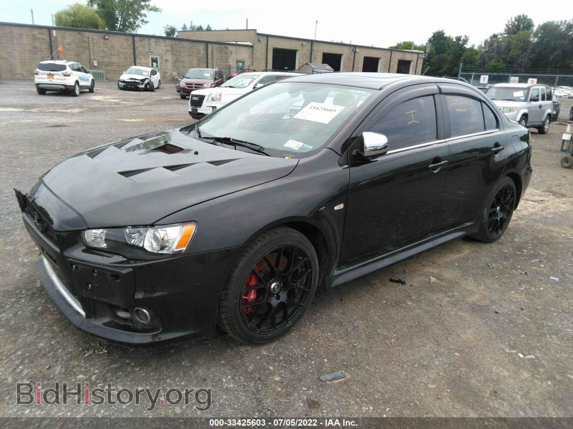 2014 MITSUBISHI LANCER EVOLUTION - VIN: JA32W5FV6EU024793 - Фото 2