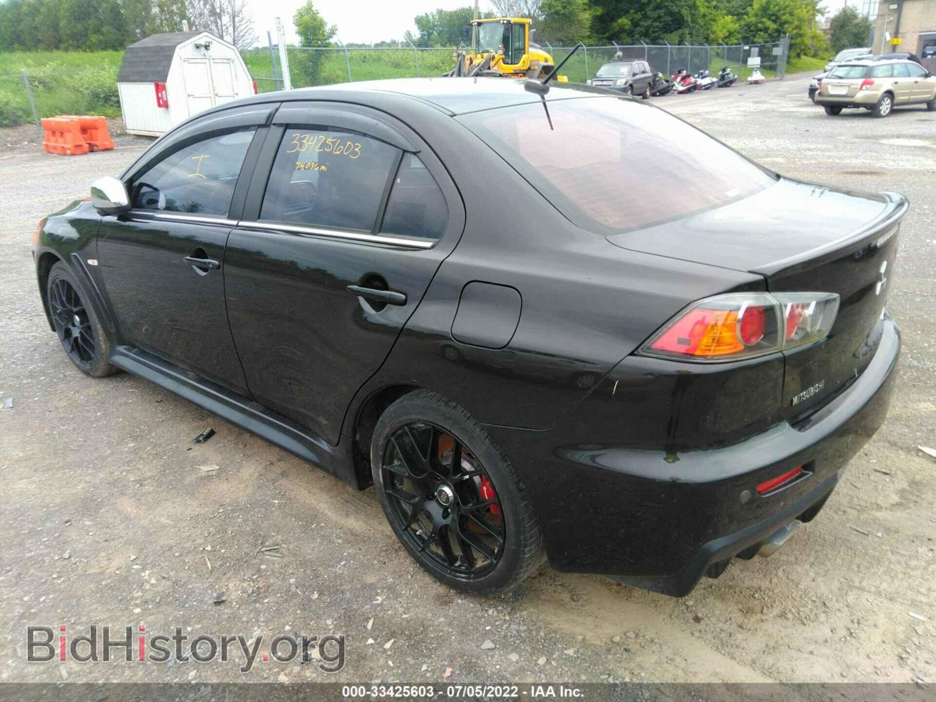 2014 MITSUBISHI LANCER EVOLUTION - VIN: JA32W5FV6EU024793 - Фото 3