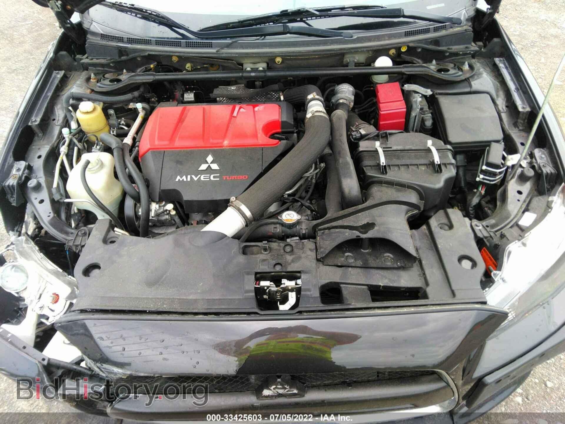 2014 MITSUBISHI LANCER EVOLUTION - VIN: JA32W5FV6EU024793 - Фото 10