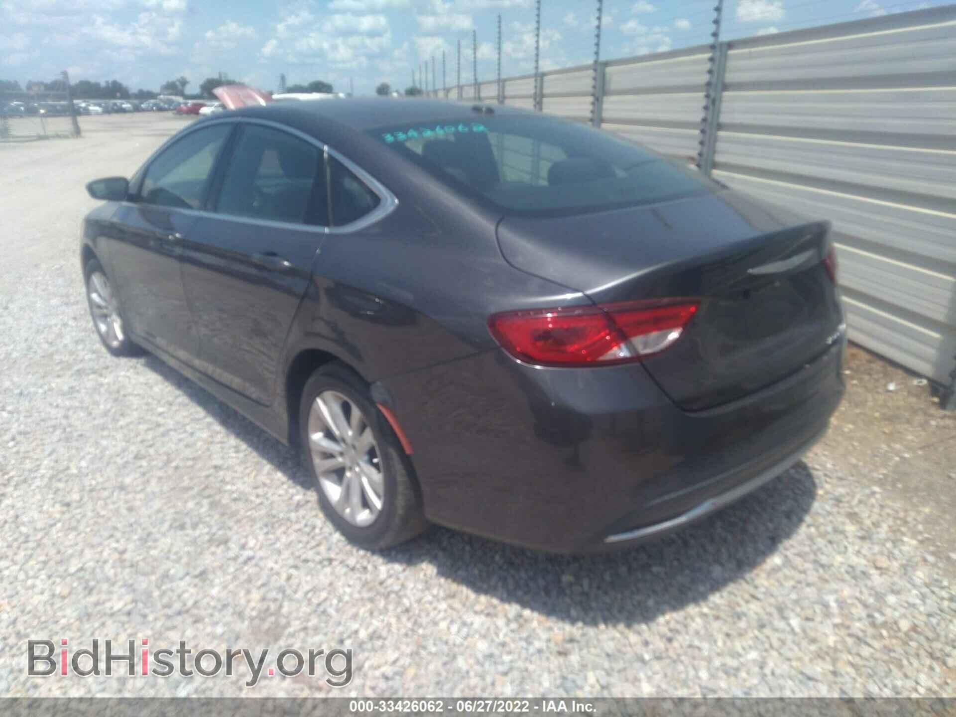 2015 CHRYSLER 200 - VIN: 1C3CCCAB3FN534986 - Фото 3
