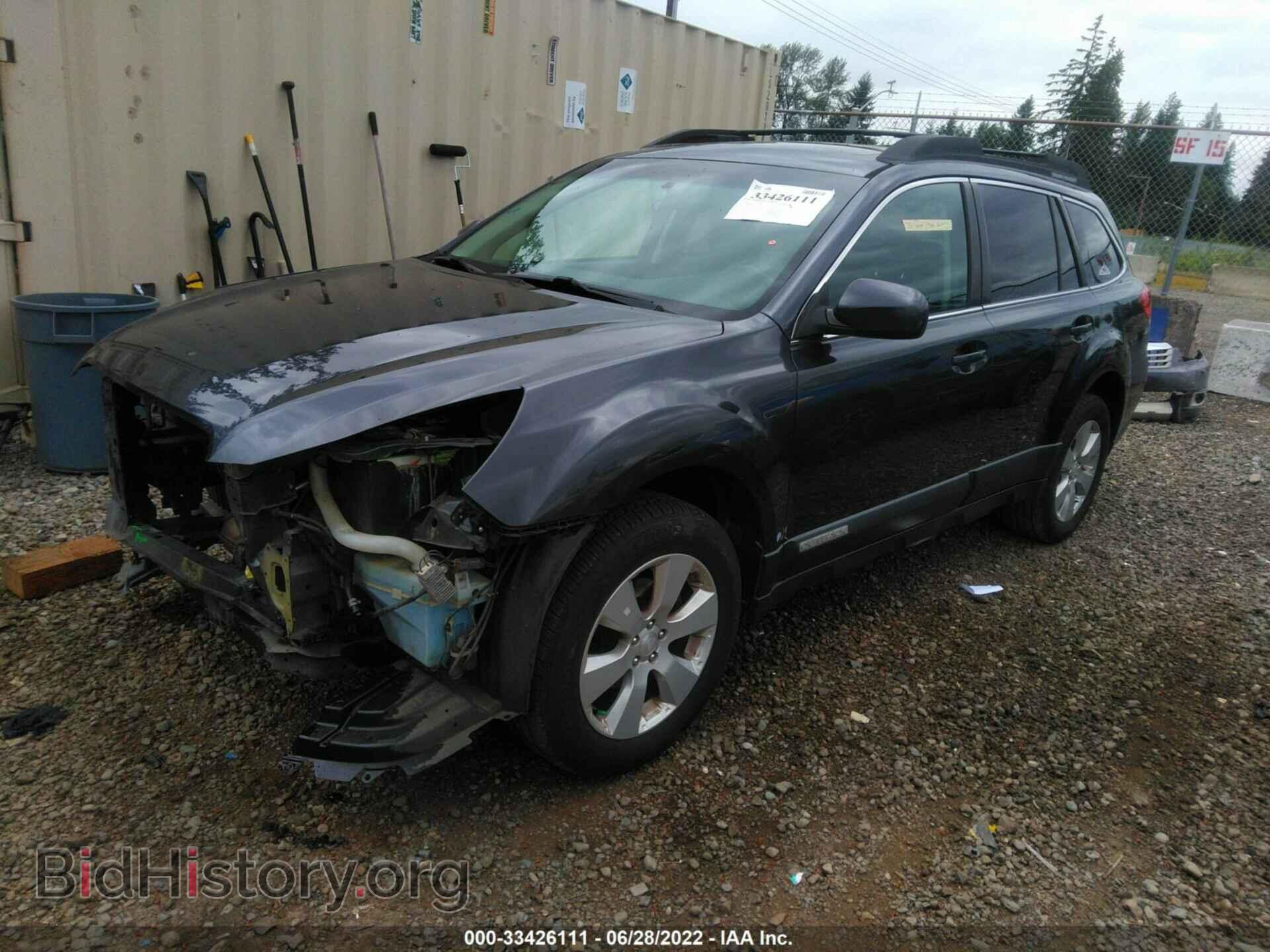 2011 SUBARU OUTBACK - VIN: 4S4BRBLC5B3426148 - Фото 2