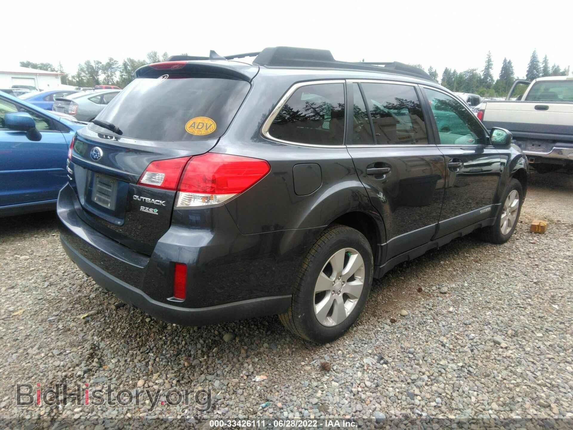 2011 SUBARU OUTBACK - VIN: 4S4BRBLC5B3426148 - Фото 4