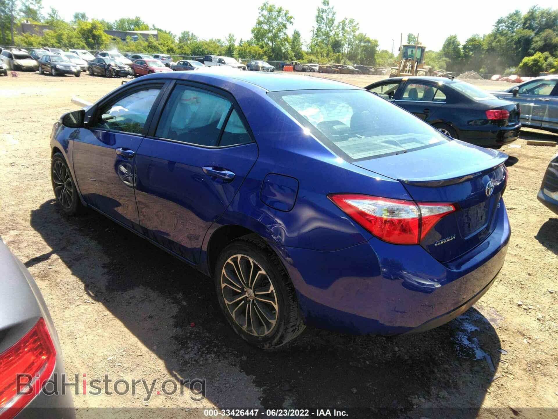 2015 TOYOTA COROLLA - VIN: 2T1BURHE0FC369473 - Фото 3