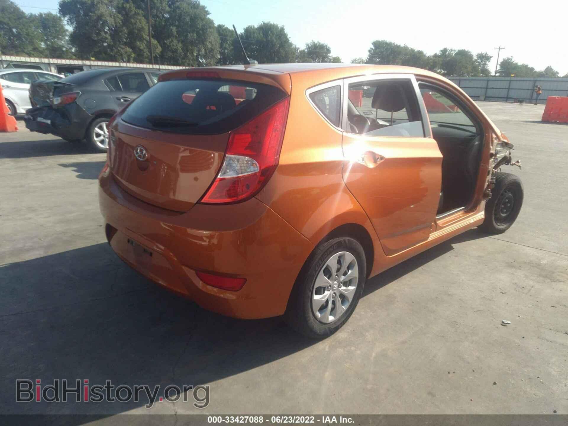 2017 HYUNDAI ACCENT - VIN: KMHCT5AE1HU326546 - Фото 4