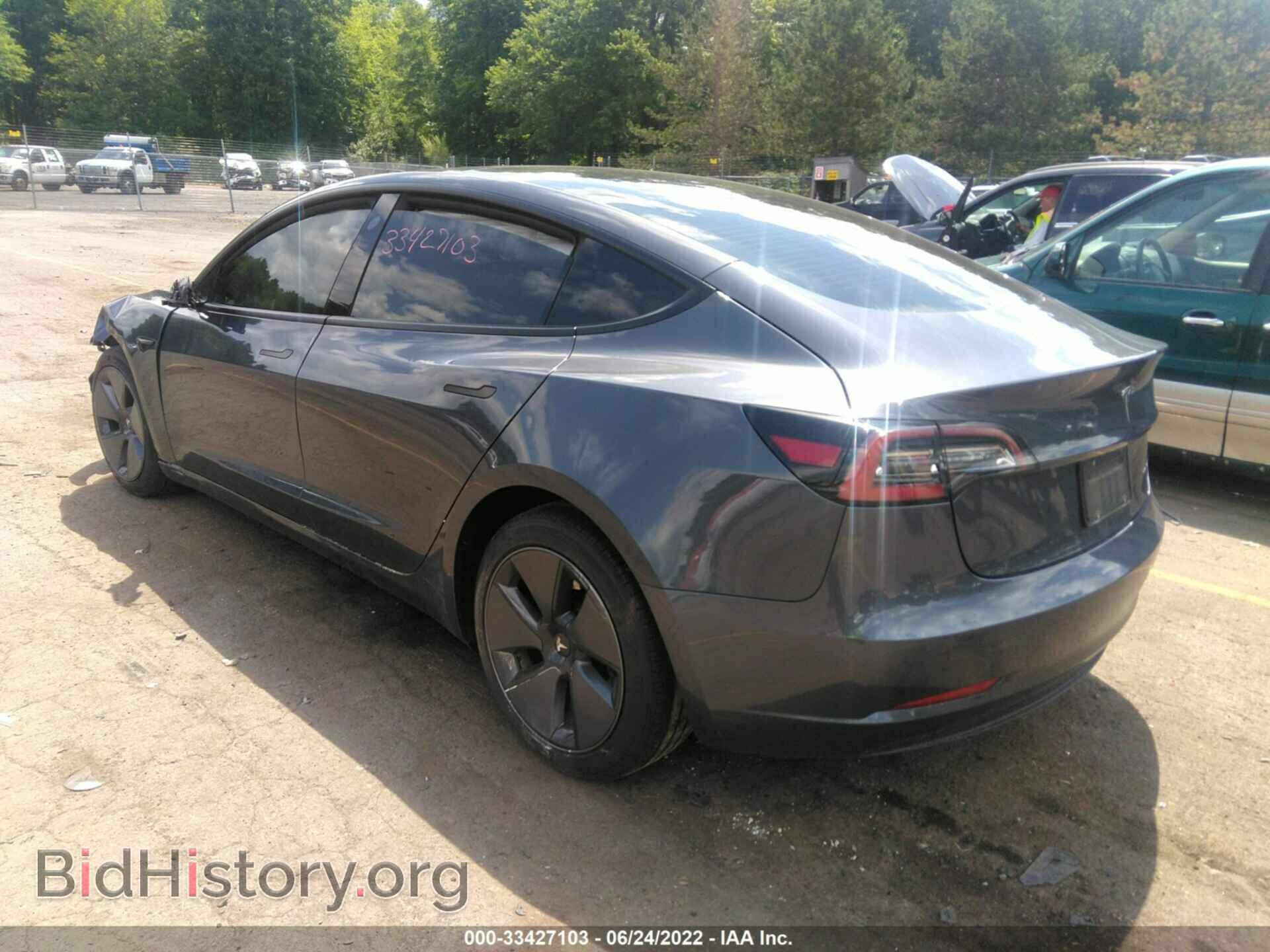 2021 TESLA MODEL 3 - VIN: 5YJ3E1EB7MF848107 - Фото 3