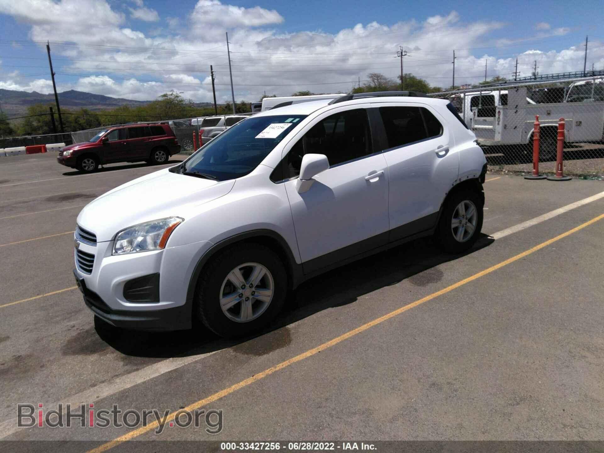 2016 CHEVROLET TRAX - VIN: 3GNCJLSB4GL169193 - Фото 2