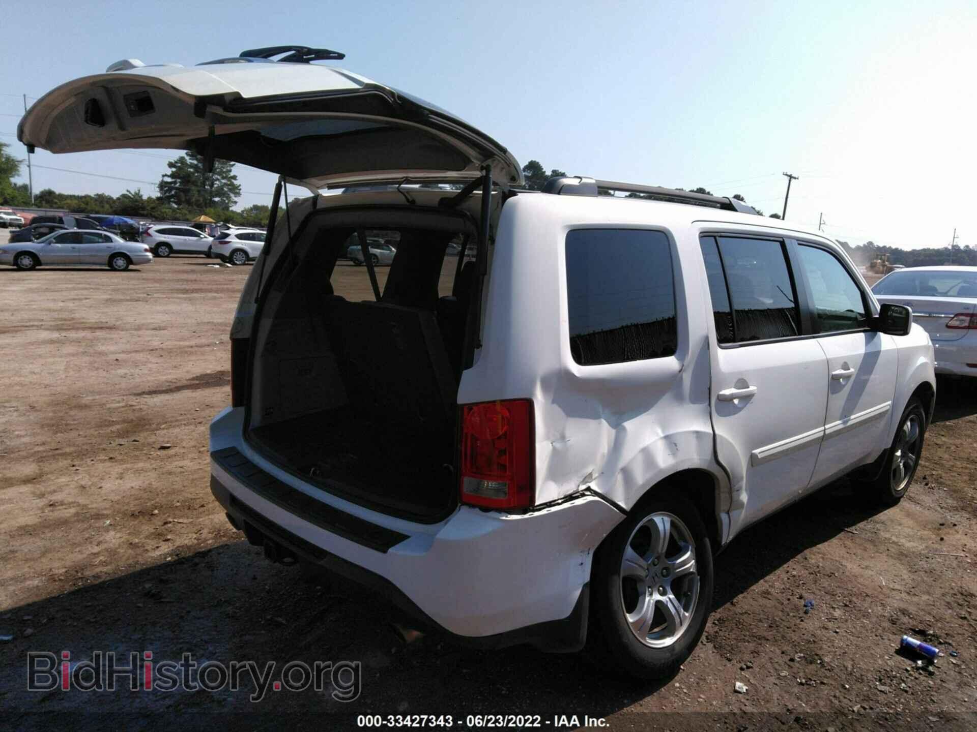 2014 HONDA PILOT - VIN: 5FNYF3H50EB003847 - Фото 4