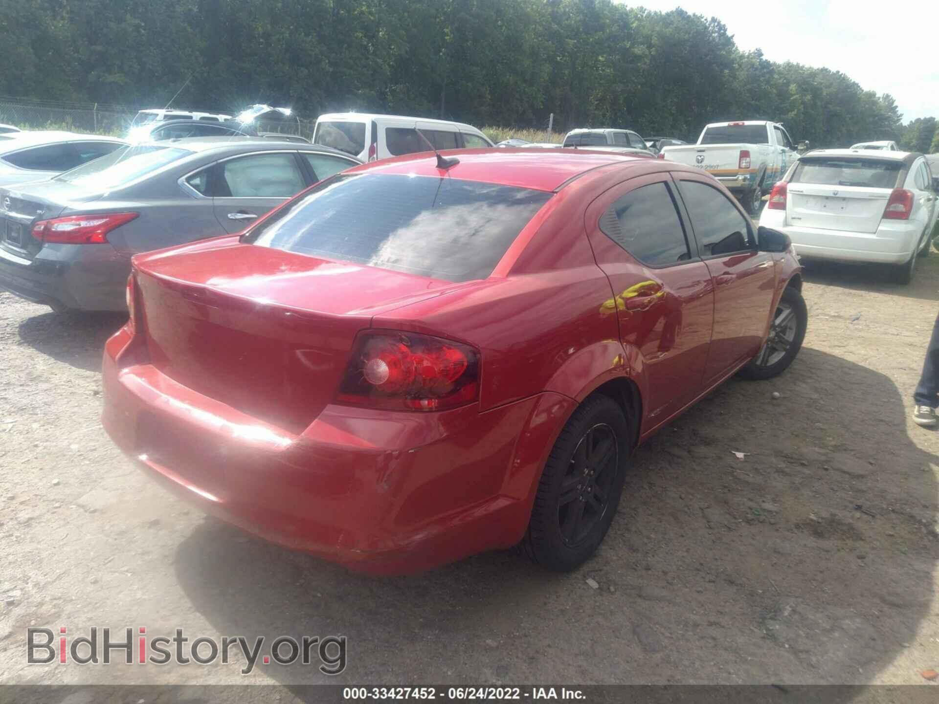 2012 DODGE AVENGER - VIN: 1C3CDZCB6CN258599 - Фото 4