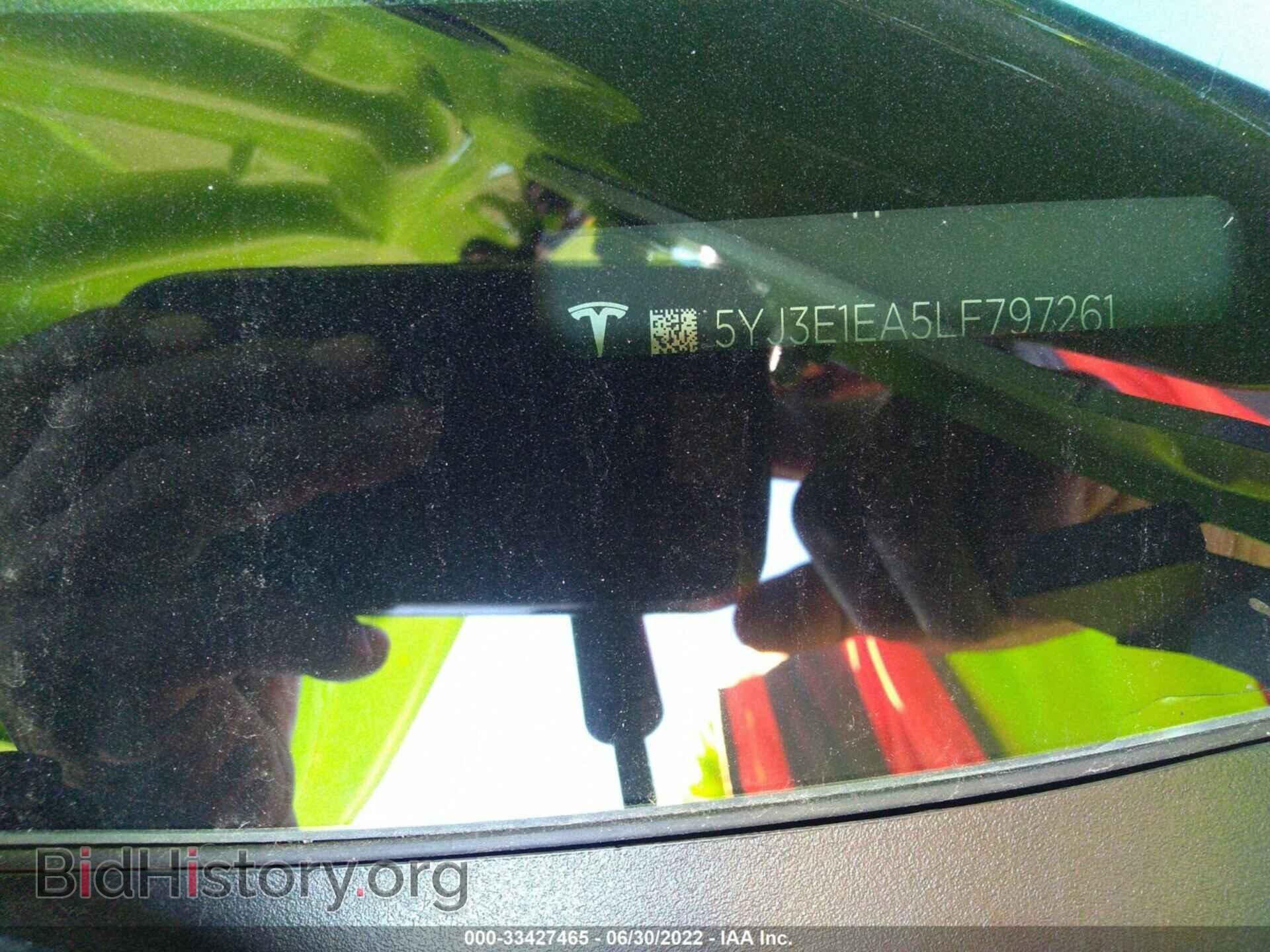 2020 TESLA MODEL 3 - VIN: 5YJ3E1EA5LF797261 - Фото 9