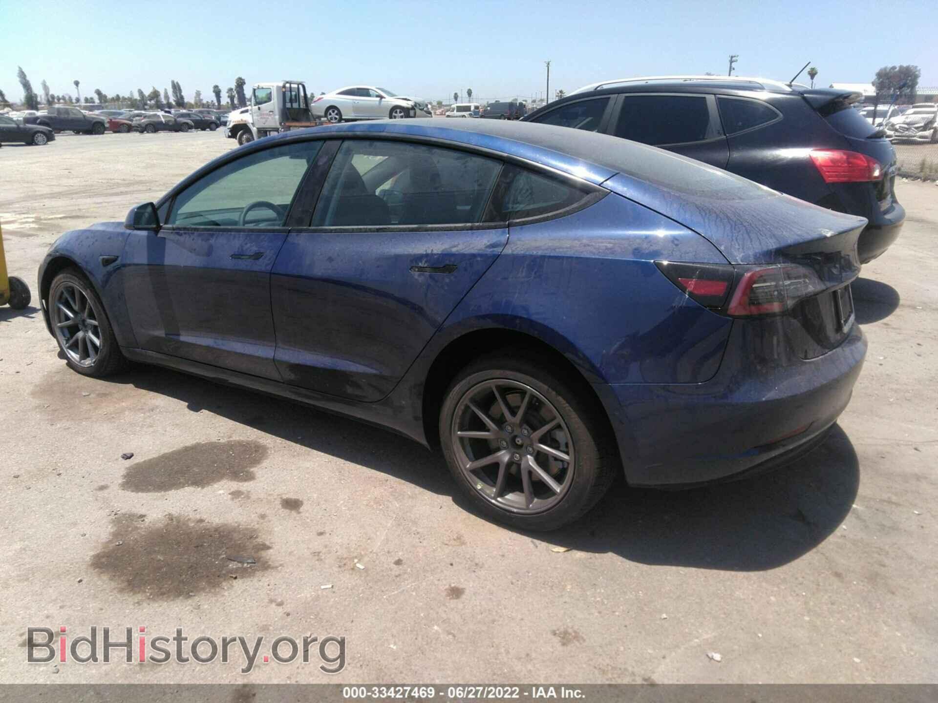2022 TESLA MODEL 3 - VIN: 5YJ3E1EB4NF196824 - Фото 3