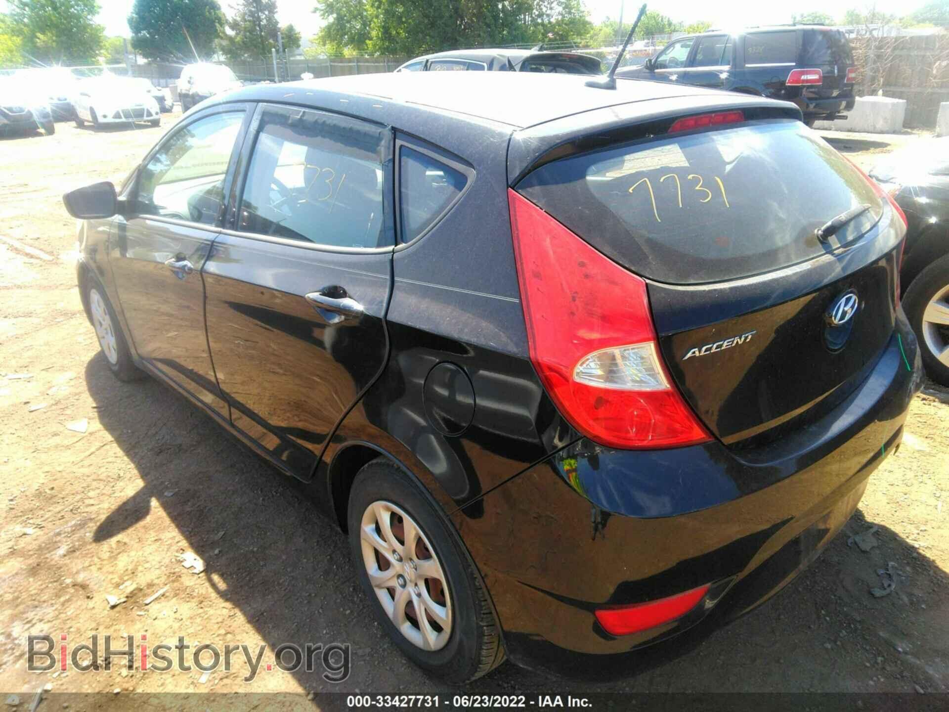 2012 HYUNDAI ACCENT - VIN: KMHCT5AE9CU016301 - Фото 3
