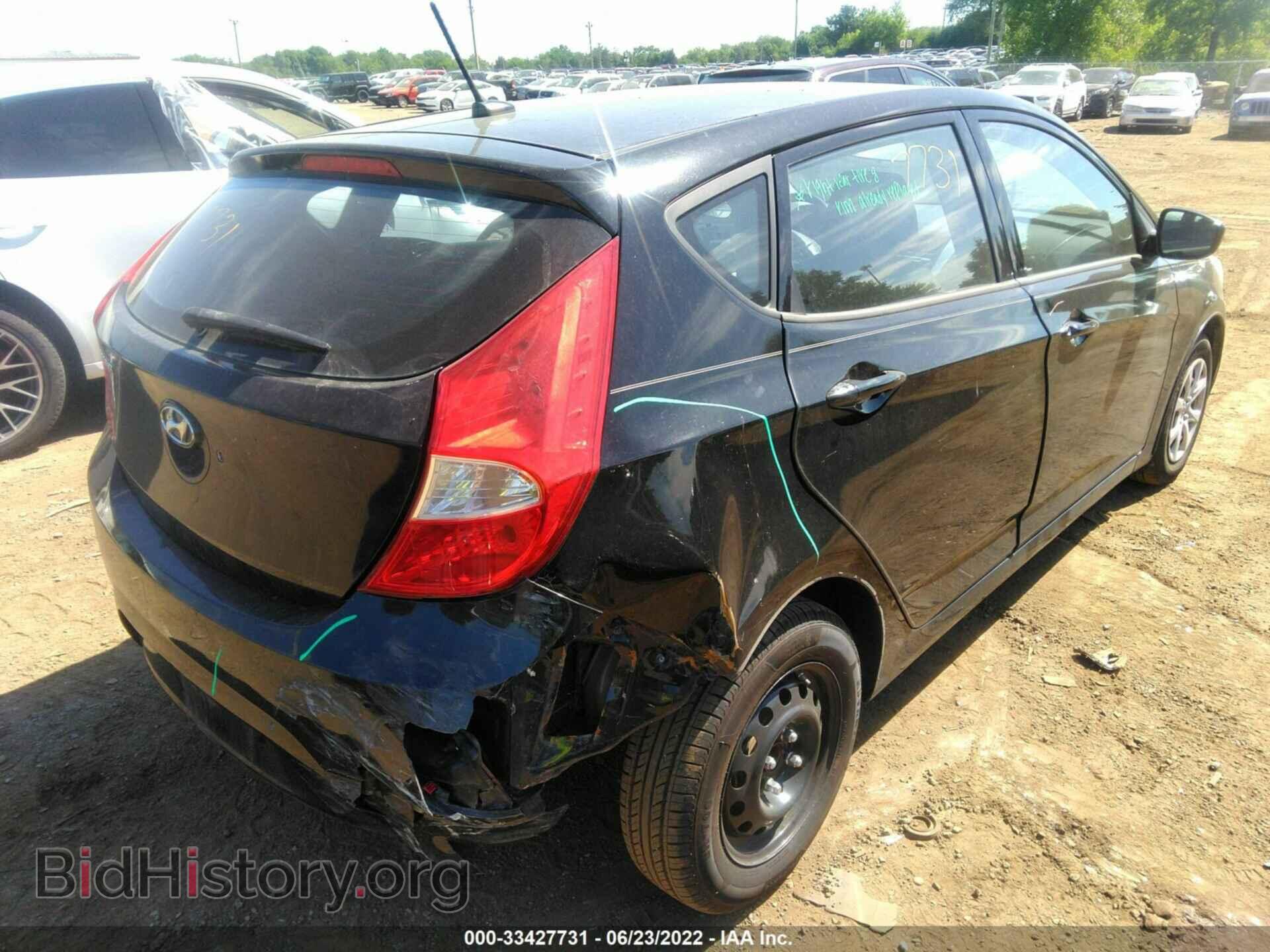 2012 HYUNDAI ACCENT - VIN: KMHCT5AE9CU016301 - Фото 4