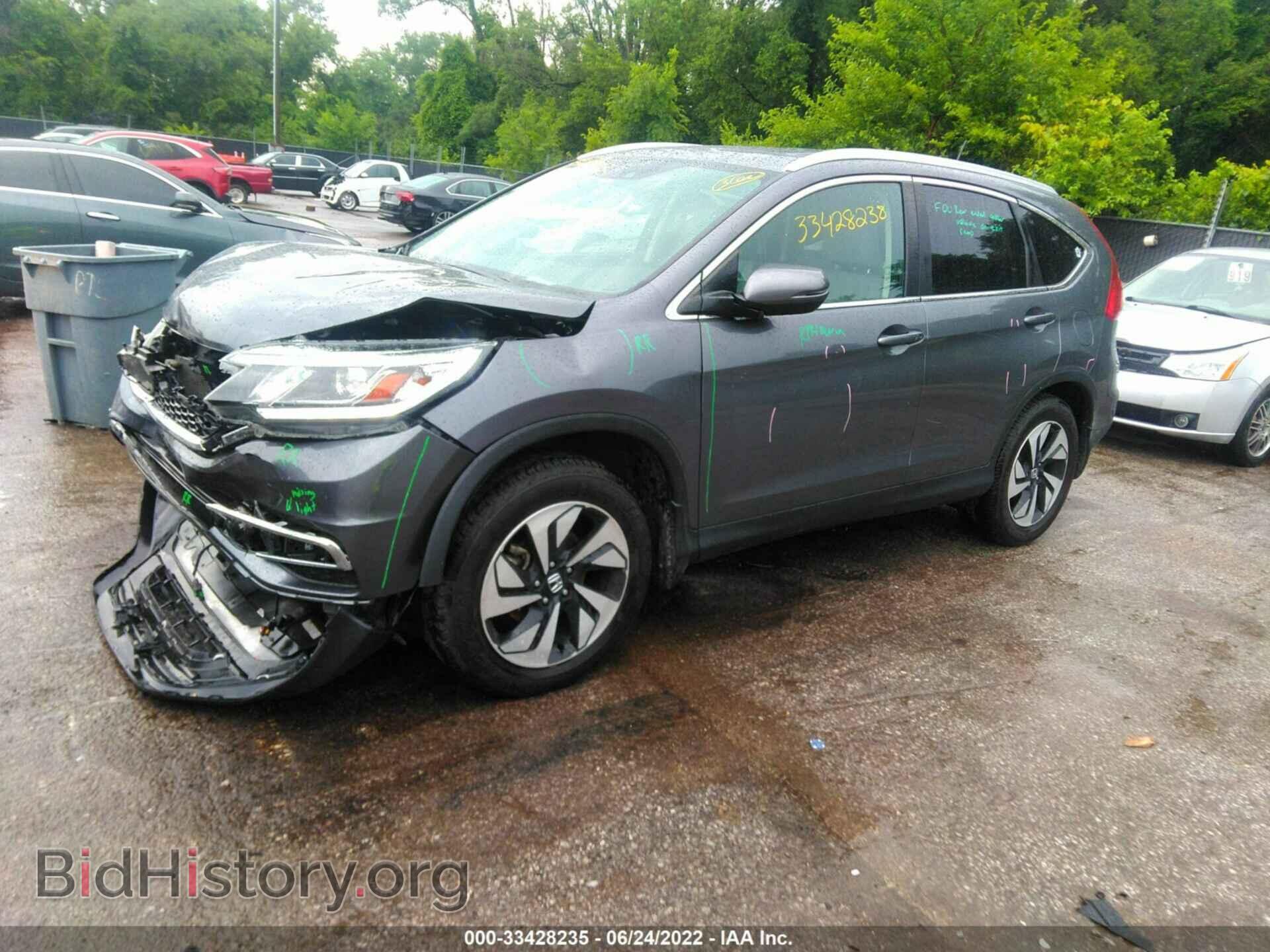 2015 HONDA CR-V - VIN: 5J6RM4H95FL092486 - Фото 2