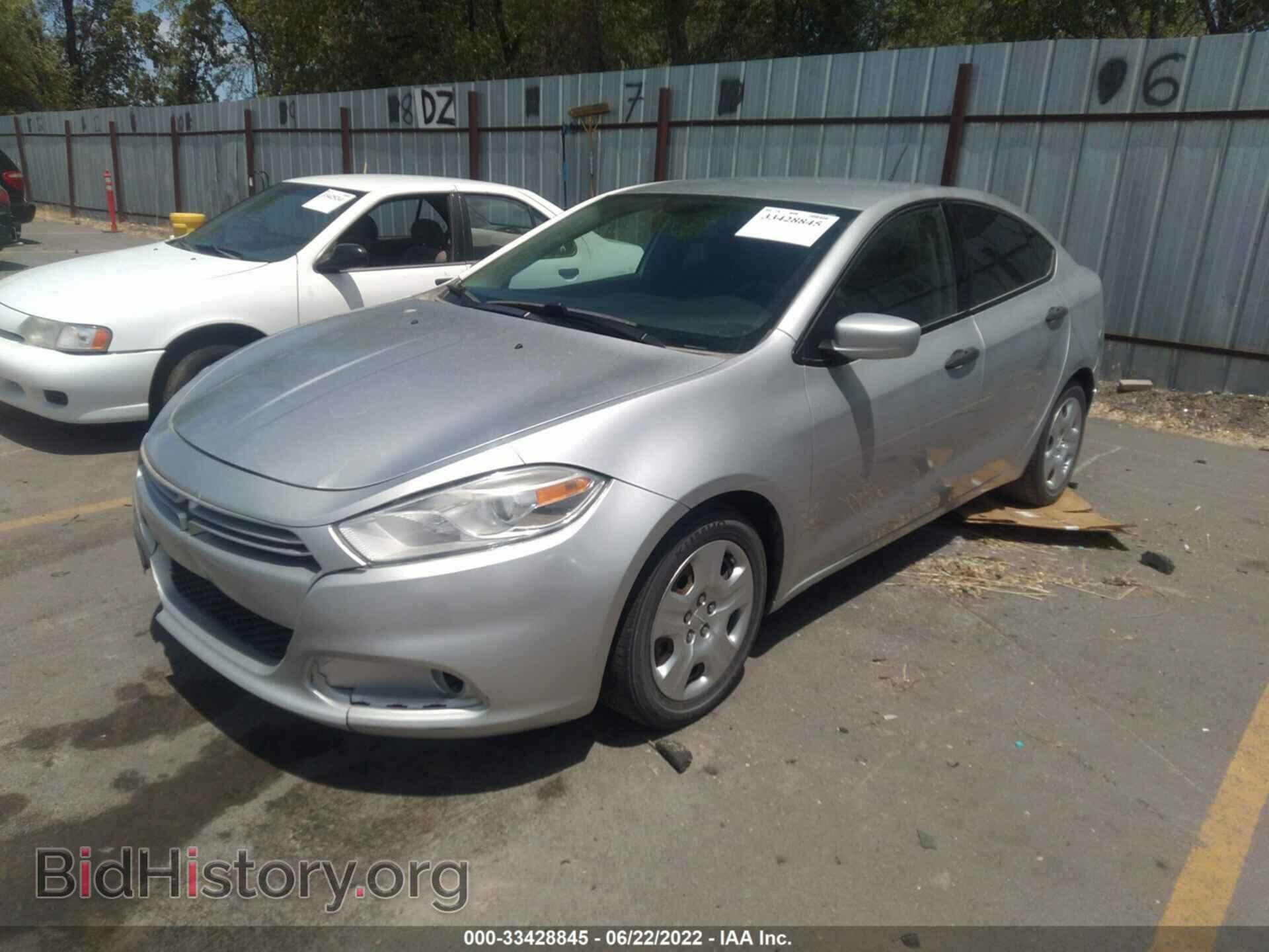 2013 DODGE DART - VIN: 1C3CDFAA6DD320065 - Фото 2
