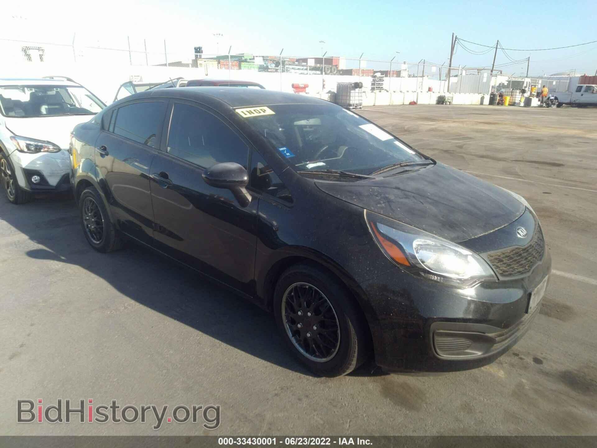 Фотография KNADM4A35F6494980 - KIA RIO 2015