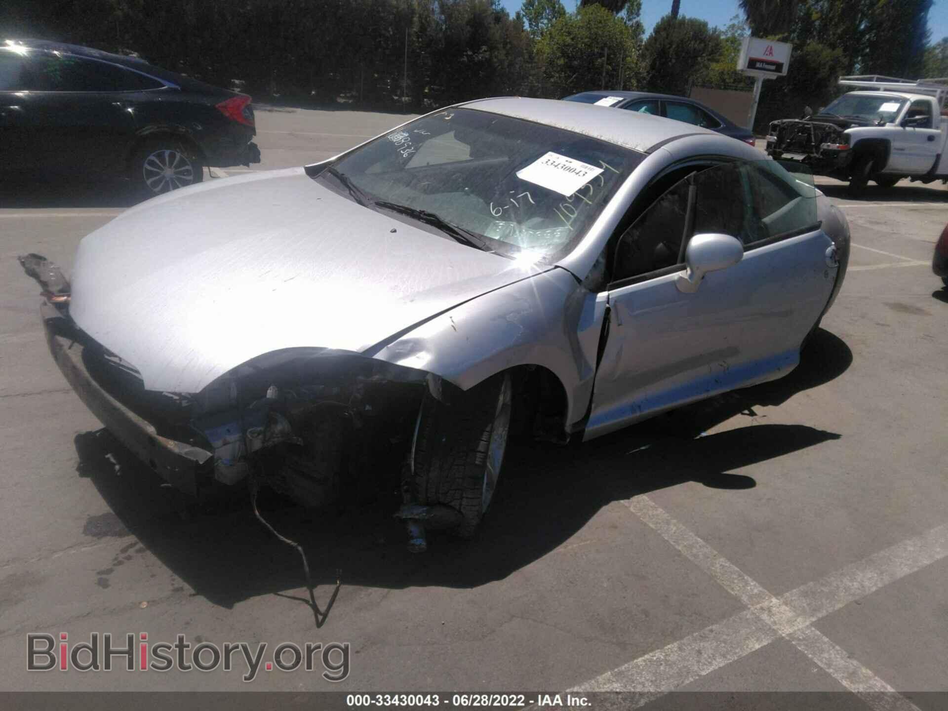 2008 MITSUBISHI ECLIPSE - VIN: 4A3AK24F88E038936 - Фото 2
