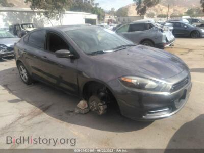 2015 Dodge DART SXT, серый — VIN 1C3CDFBB2FD330196, IAAI