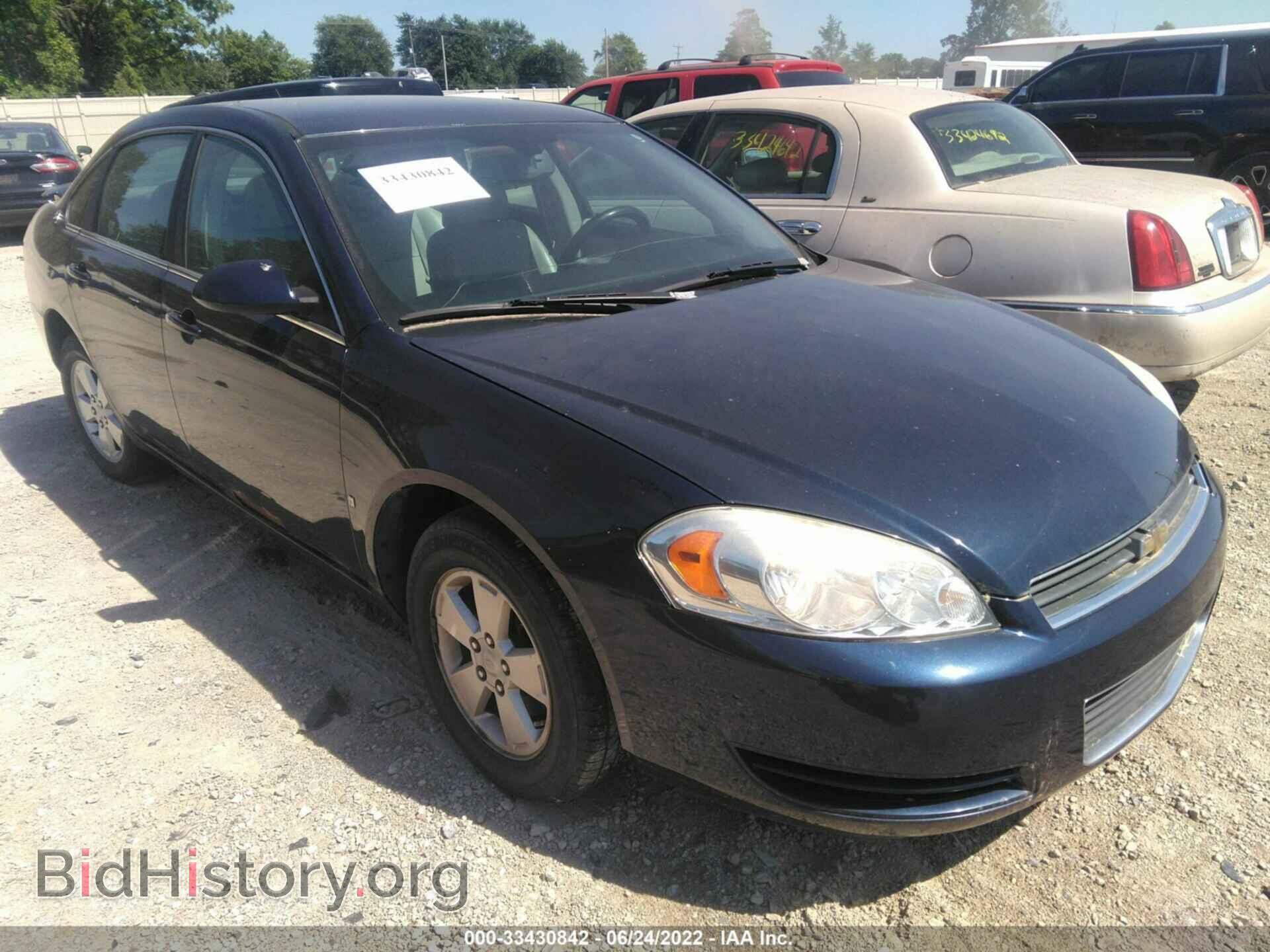 Photo 2G1WT58K481253772 - CHEVROLET IMPALA 2008