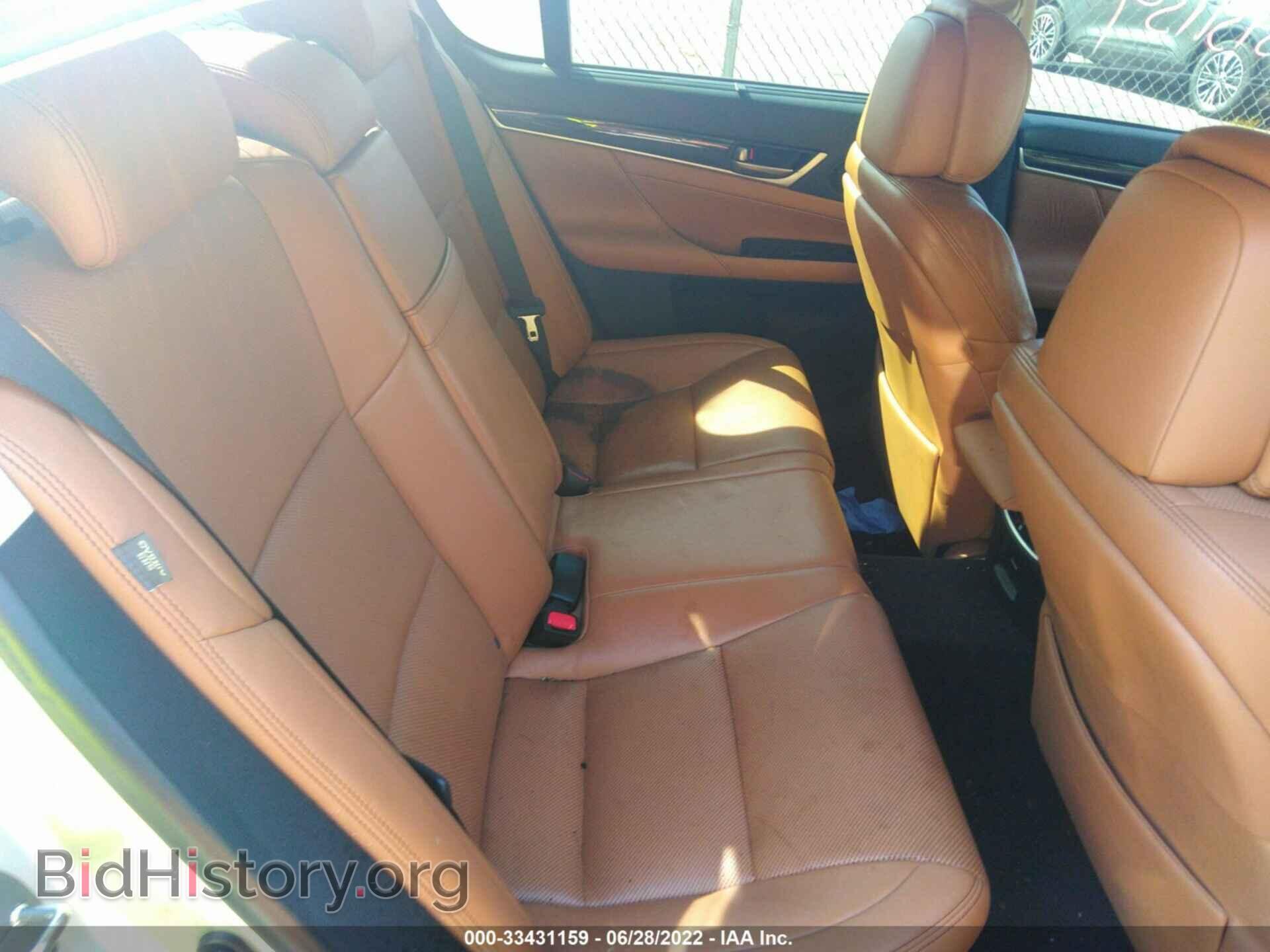 2013 LEXUS GS 350 - VIN: JTHCE1BL5D5000949 - Фото 8