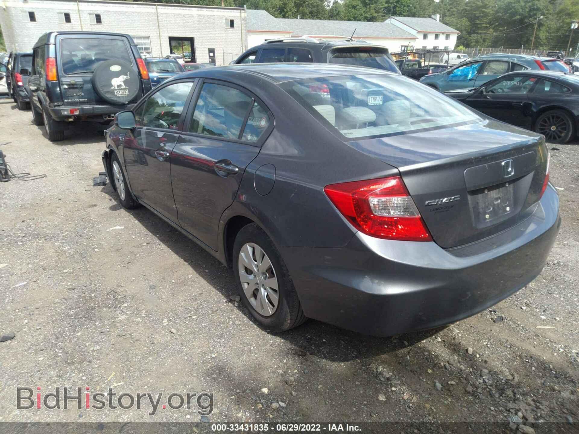 2012 HONDA CIVIC SDN - VIN: 2HGFB2F52CH565239 - Фото 3