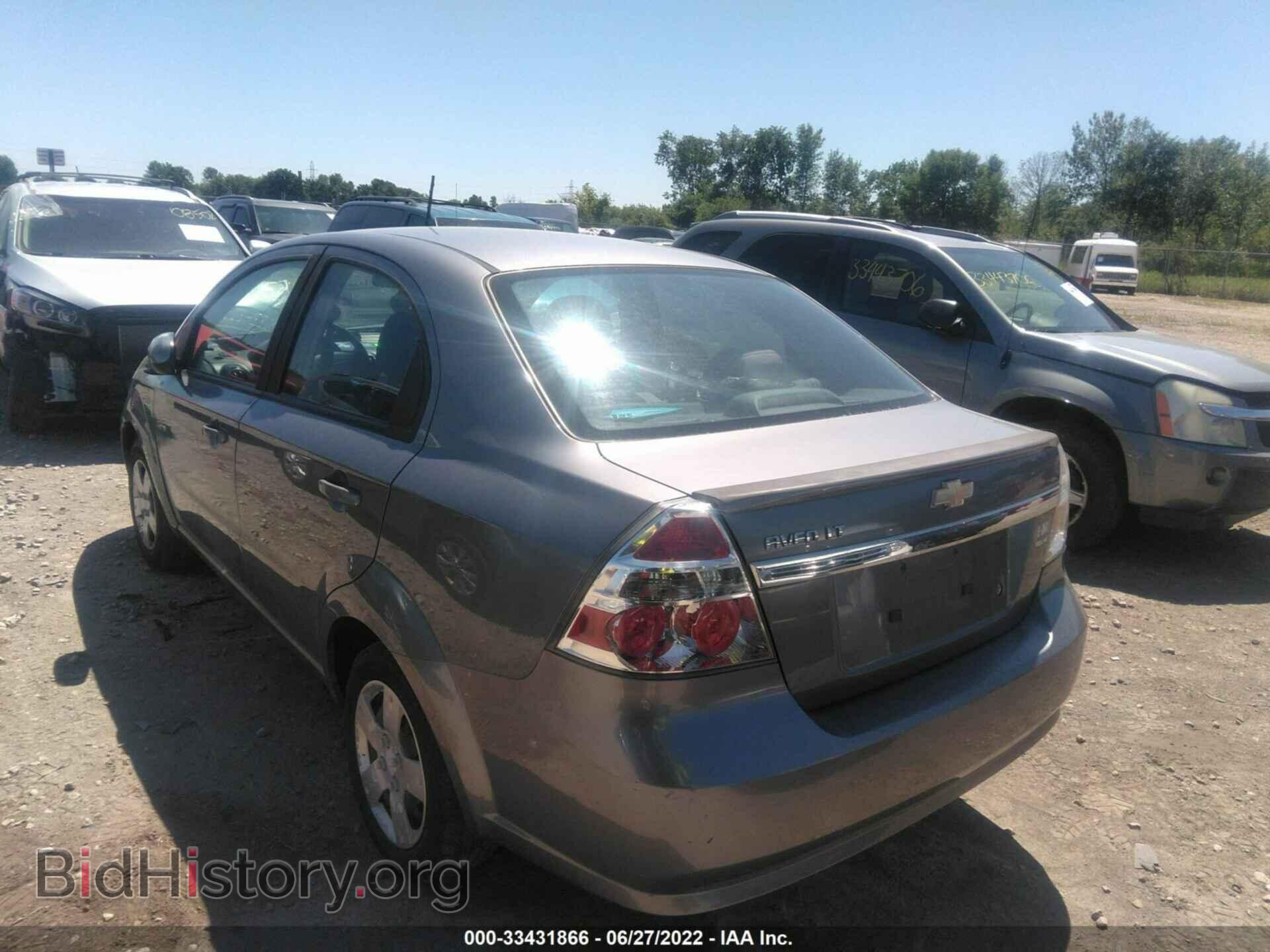 2009 CHEVROLET AVEO - VIN: KL1TD56E39B624191 - Фото 3