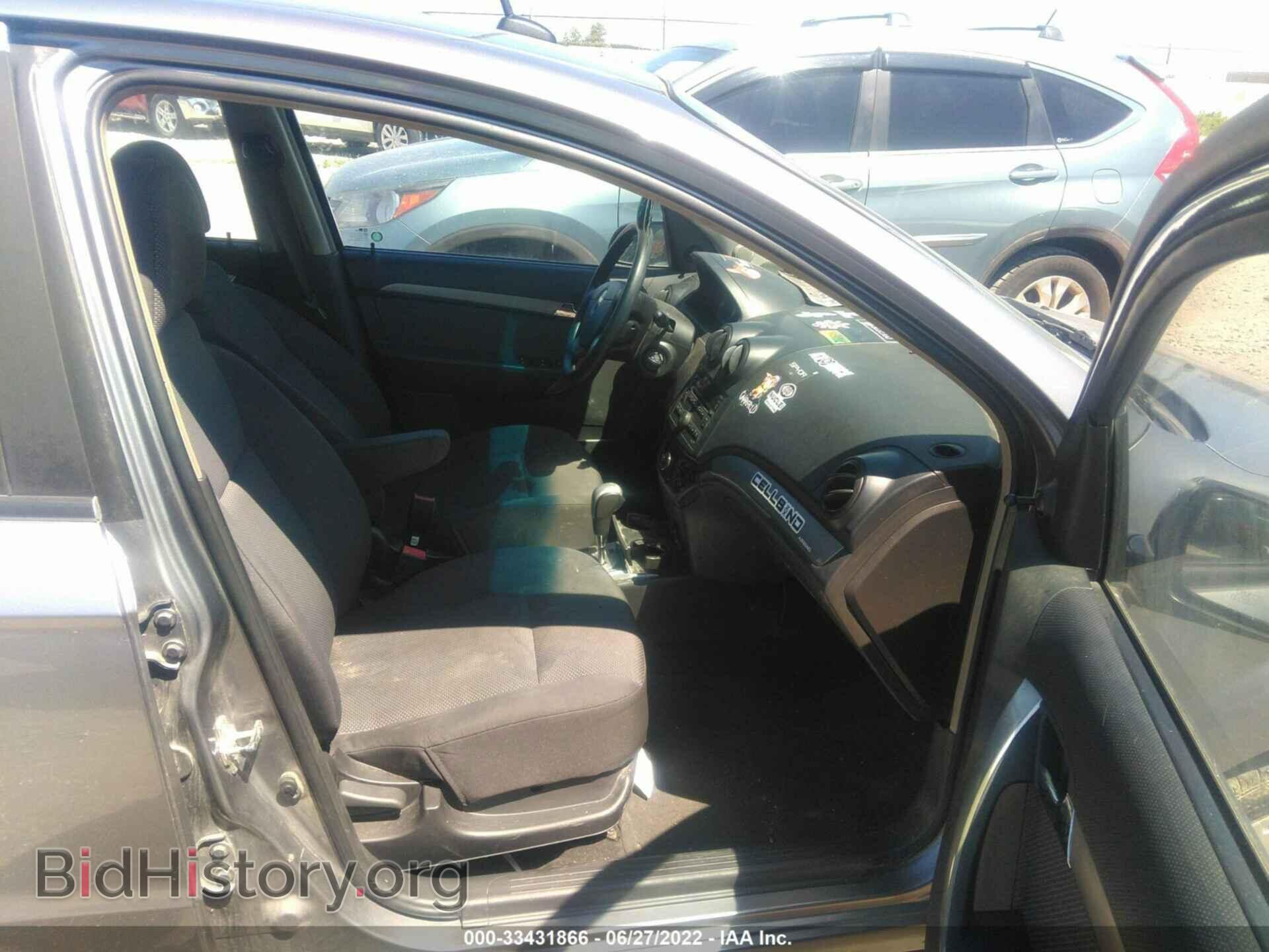 2009 CHEVROLET AVEO - VIN: KL1TD56E39B624191 - Фото 5