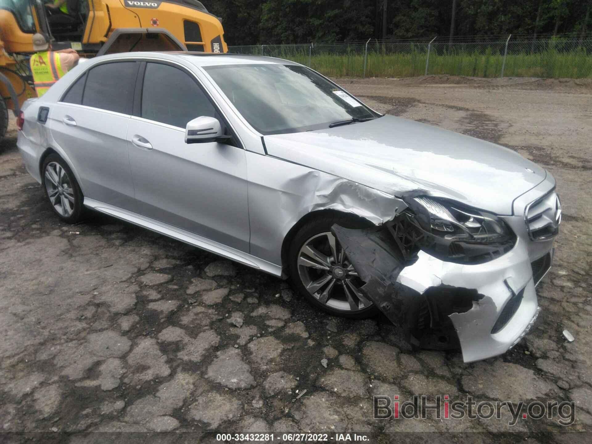 Photo WDDHF5KB8FB100797 - MERCEDES-BENZ E-CLASS 2015