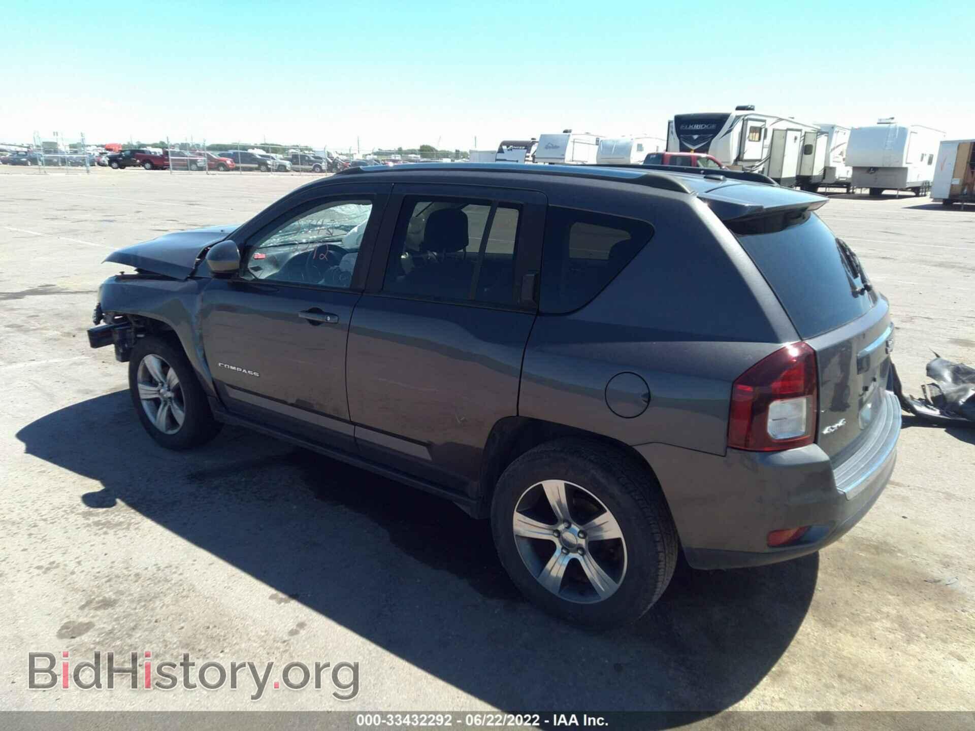 2016 JEEP COMPASS - VIN: 1C4NJDEB6GD709541 - Фото 3