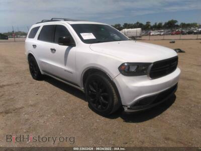 2016 Dodge DURANGO CITADEL ANODIZED PLATINUM, white — VIN 1C4RDHEG0GC396777, IAAI